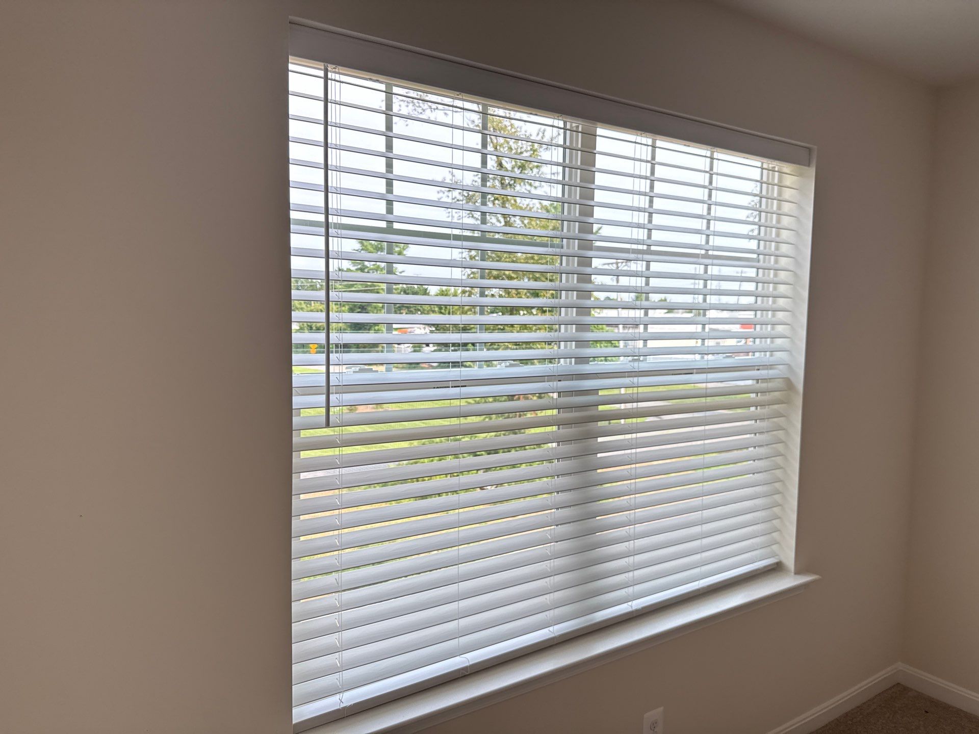 Faux Wood Blind Project in Dunkirk, MD by Southern Maryland Custom Blinds