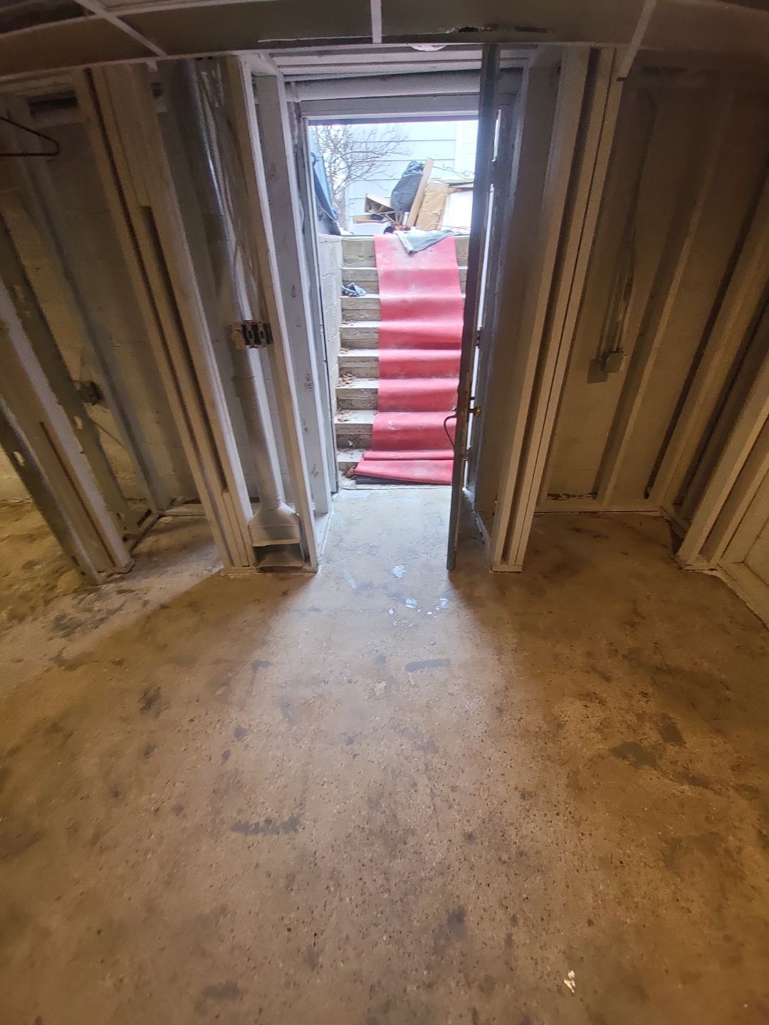 Basement Concrete Floor Coating with Penntek Flake System by Spectrum Painting, LLC
