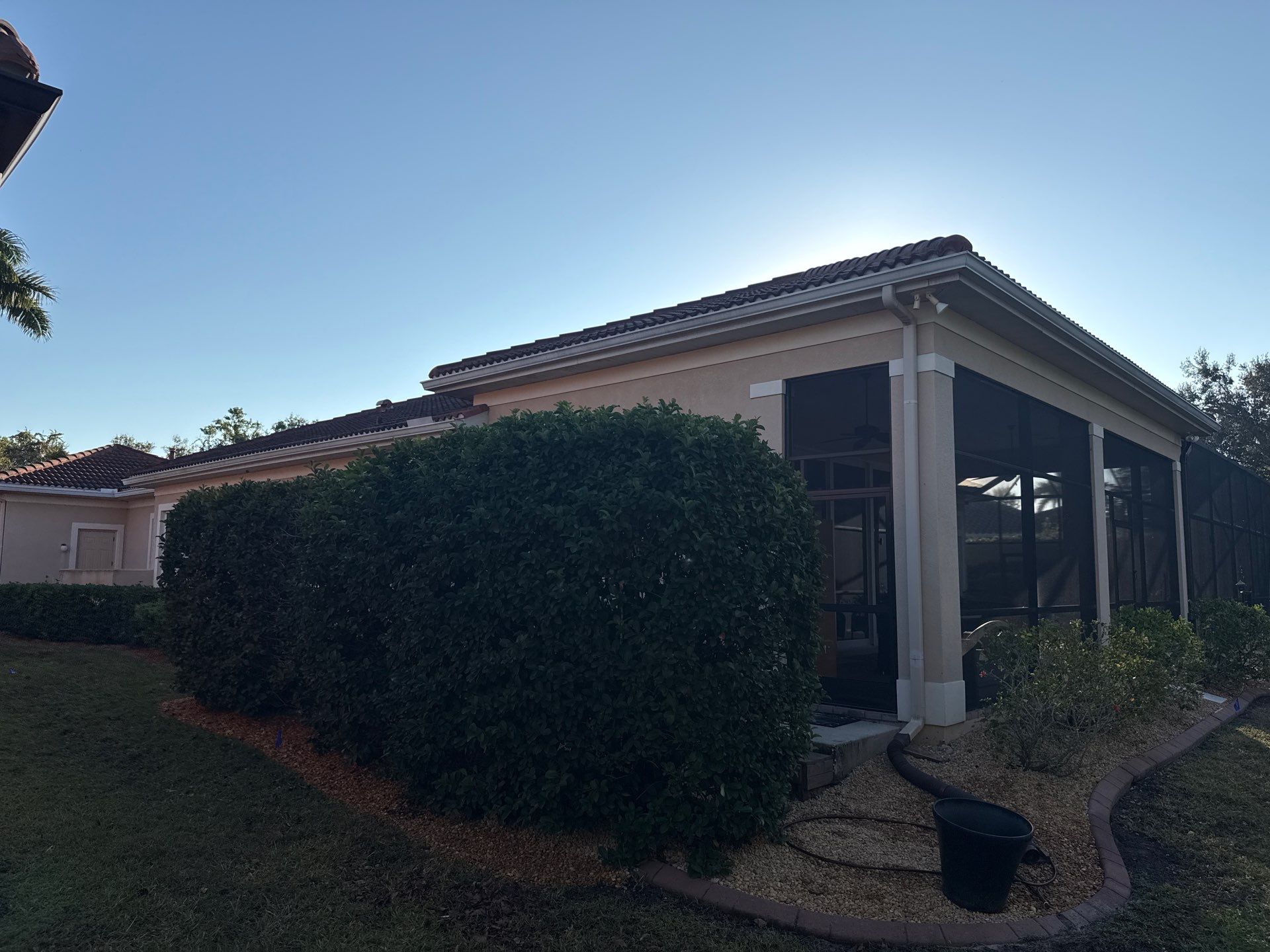 Tile Roof Cleaning & Oil Stain Removal | Tara River Place, Bradenton FL by Sunshine AquaWash