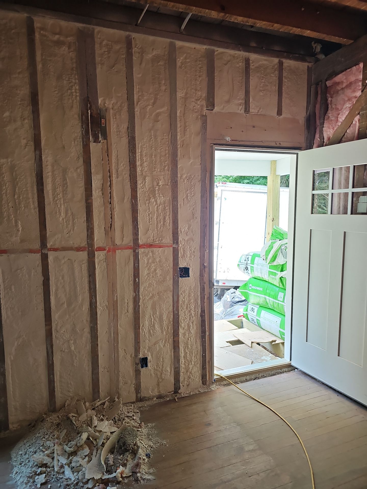 Home Remodel using Closed Cell Spray Foam by NYS Foam & Energy