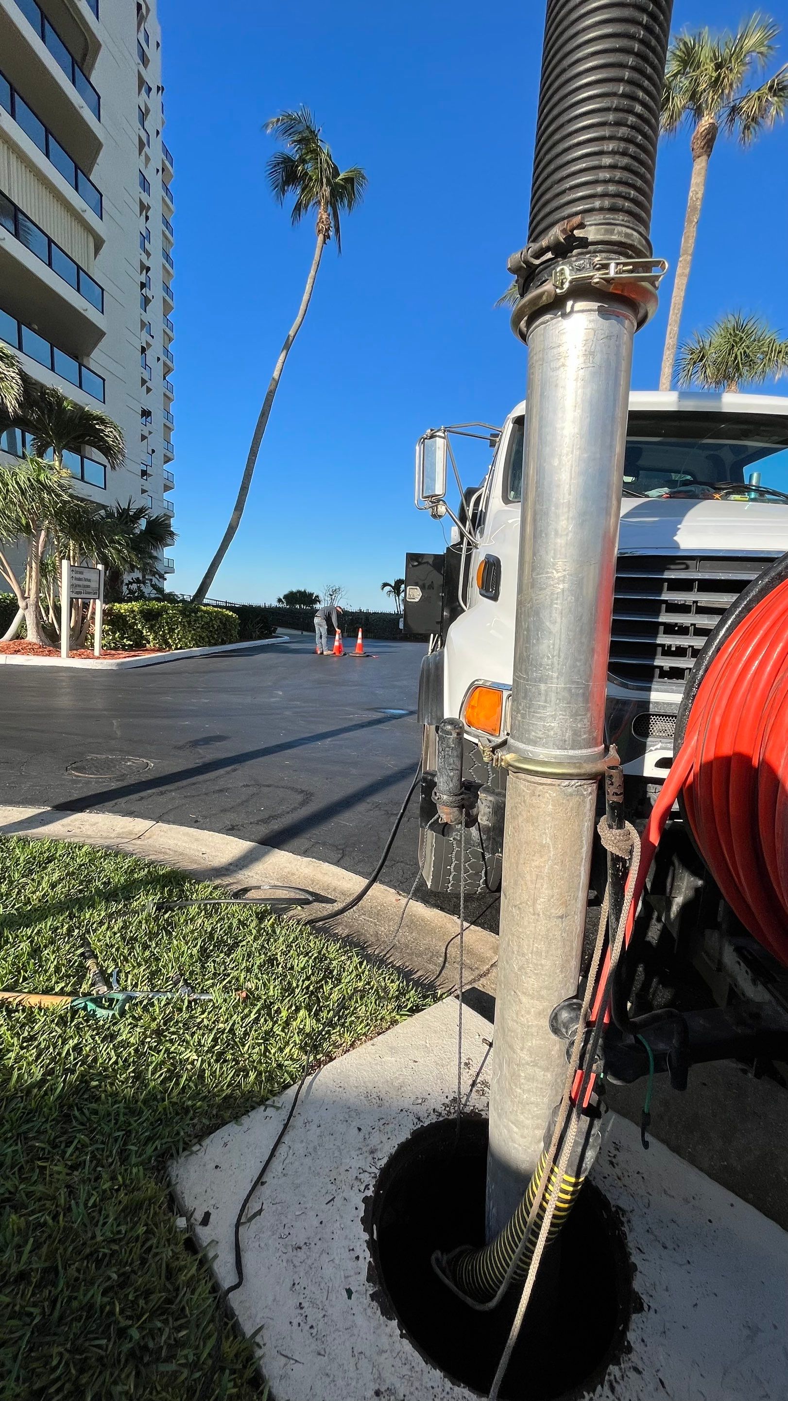Condo Storm Water System Cleaning and Maintenance by APS Power & Water