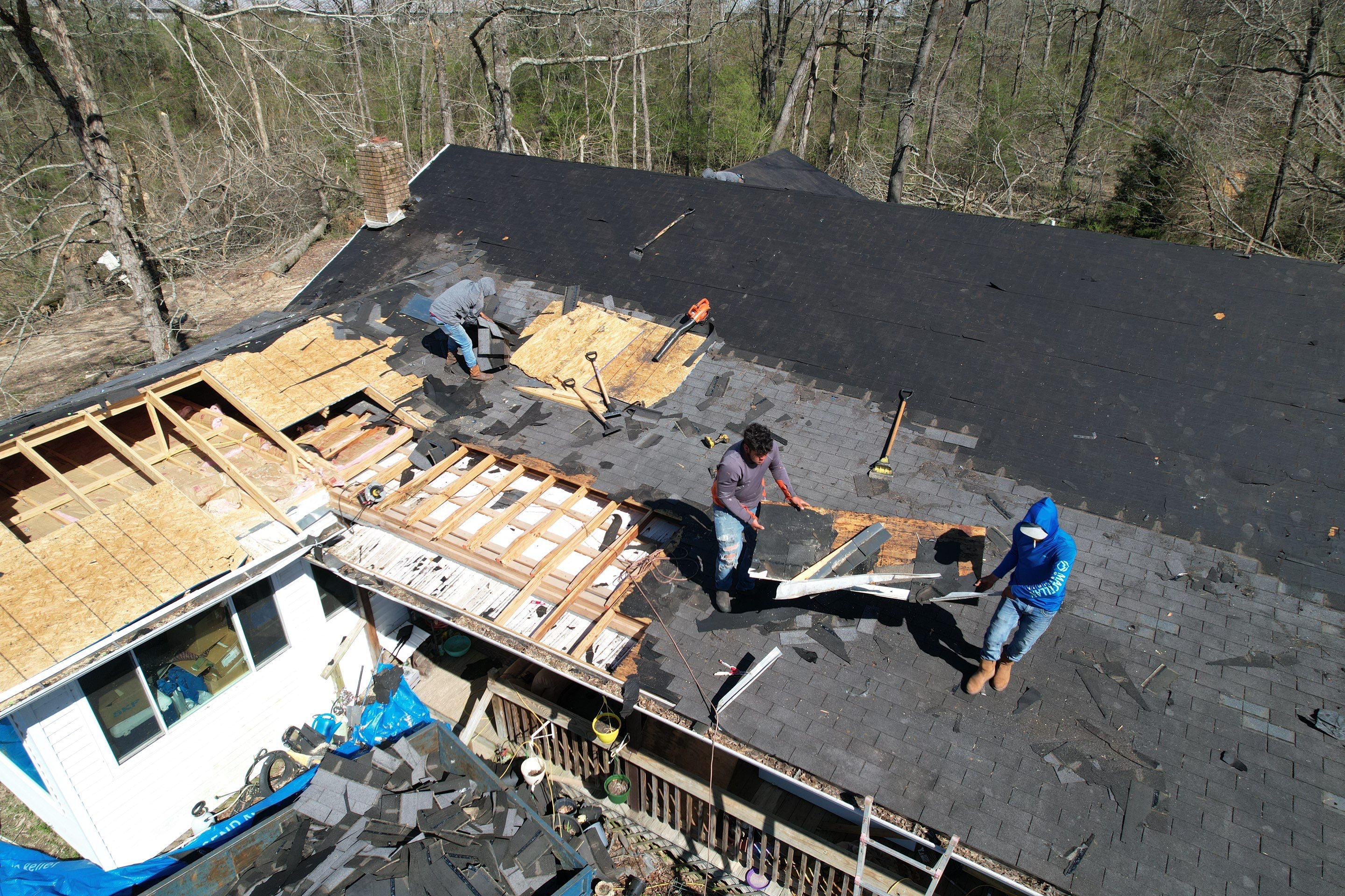 Residential Shingle Reroof using Certainteed Landmark 3-Tab by Hostetler Roofing