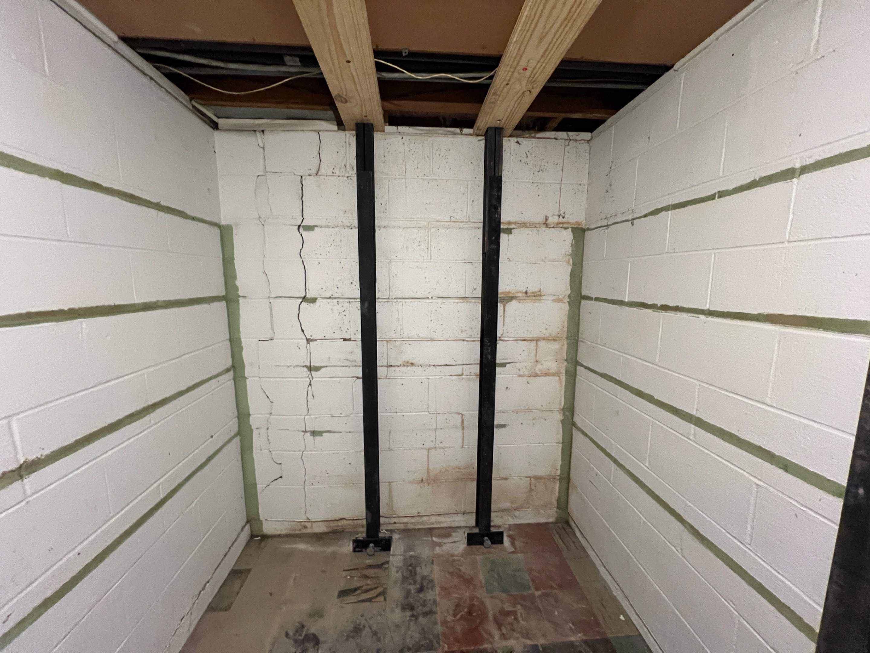 Wall Reinforcement and Shallow Tile System by Toledo Basement Repair