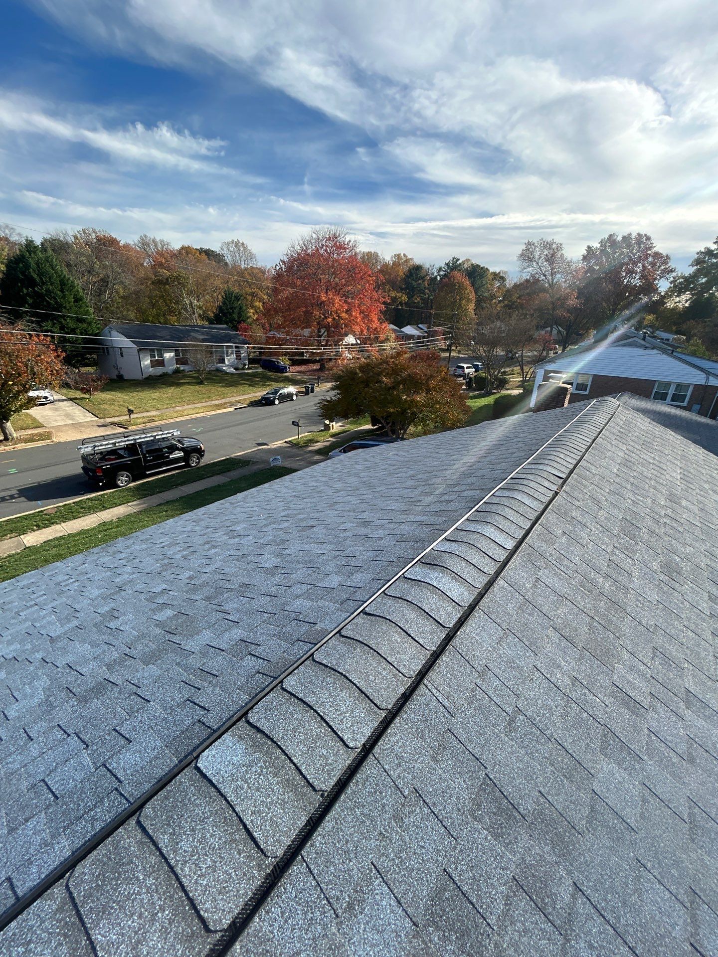 Faifax : Residential Roof Replacement with CertainTeed Landmark Pro in Max Def Coastal Blue  by RM Banning, Inc.