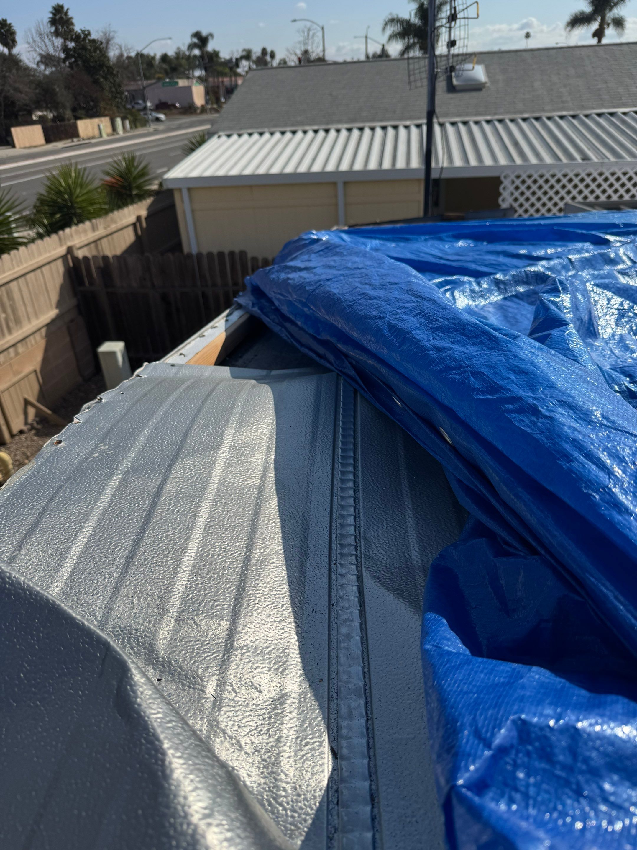 Escondido, CA | Mobile Home Insurance Roof Replacement with Fully Adhered TPO by Zenith Roofing Services