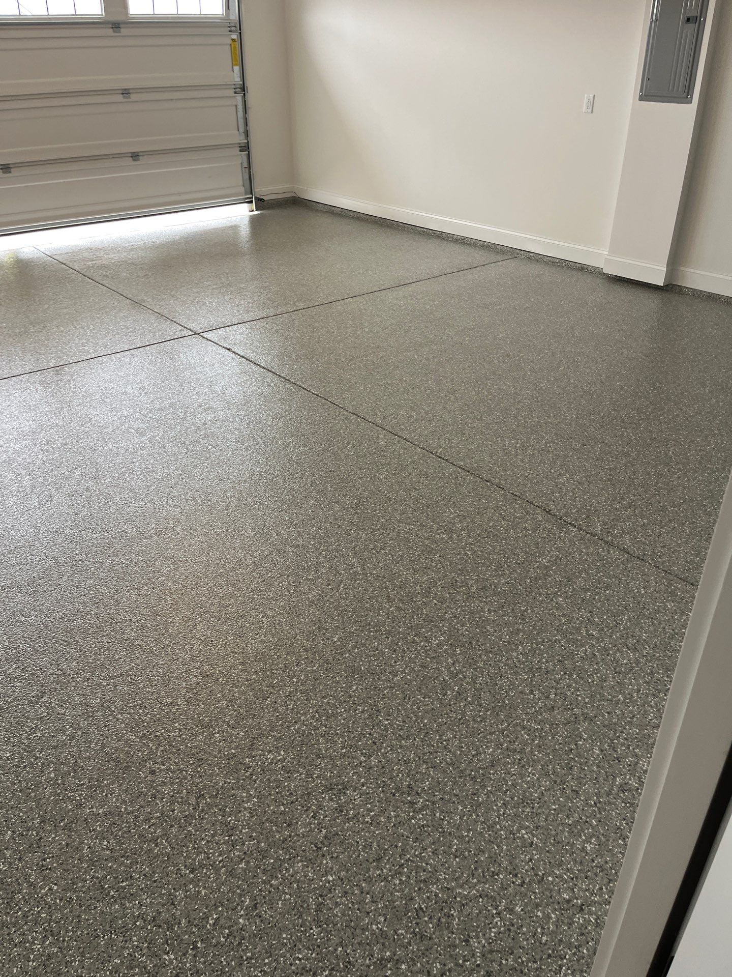 Garage Floor Coating using Thyme by My Garage Floor Guys