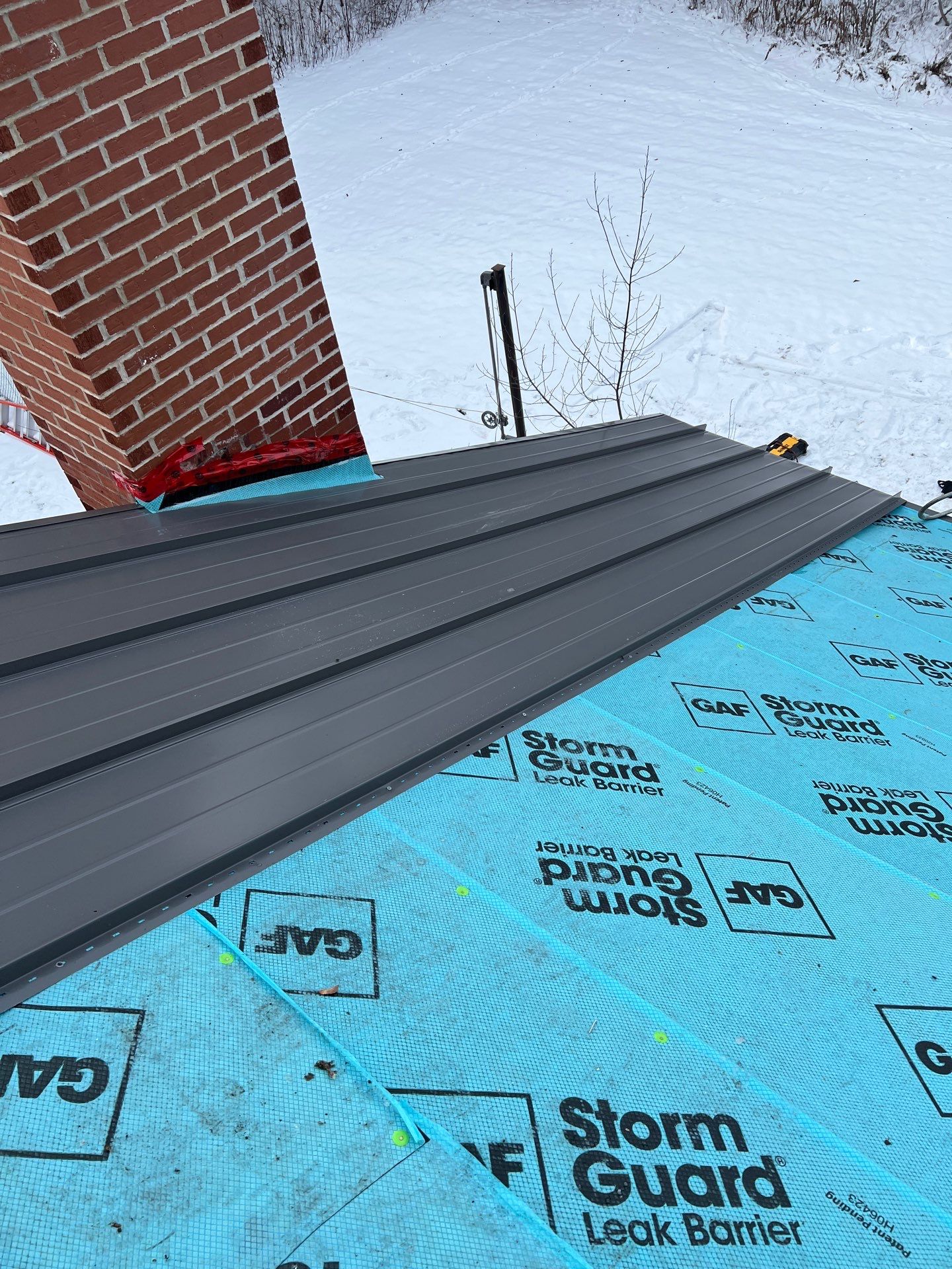 Residential Roofing Installation using Ideal Steel Standing Seam  by Artisan Roofing & Home Improvements Inc.