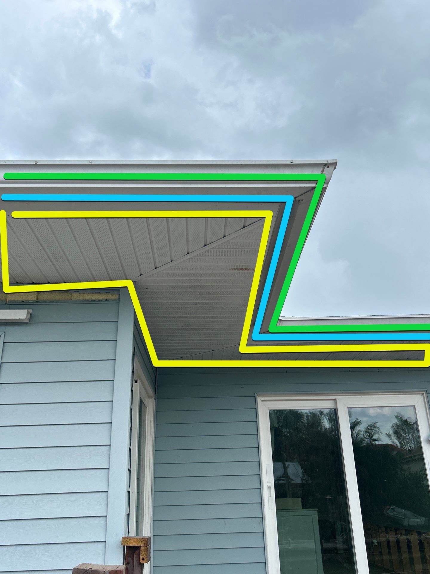 White Soffit and Fascia Upgrade in Longboat Key FL by Gutter Professors