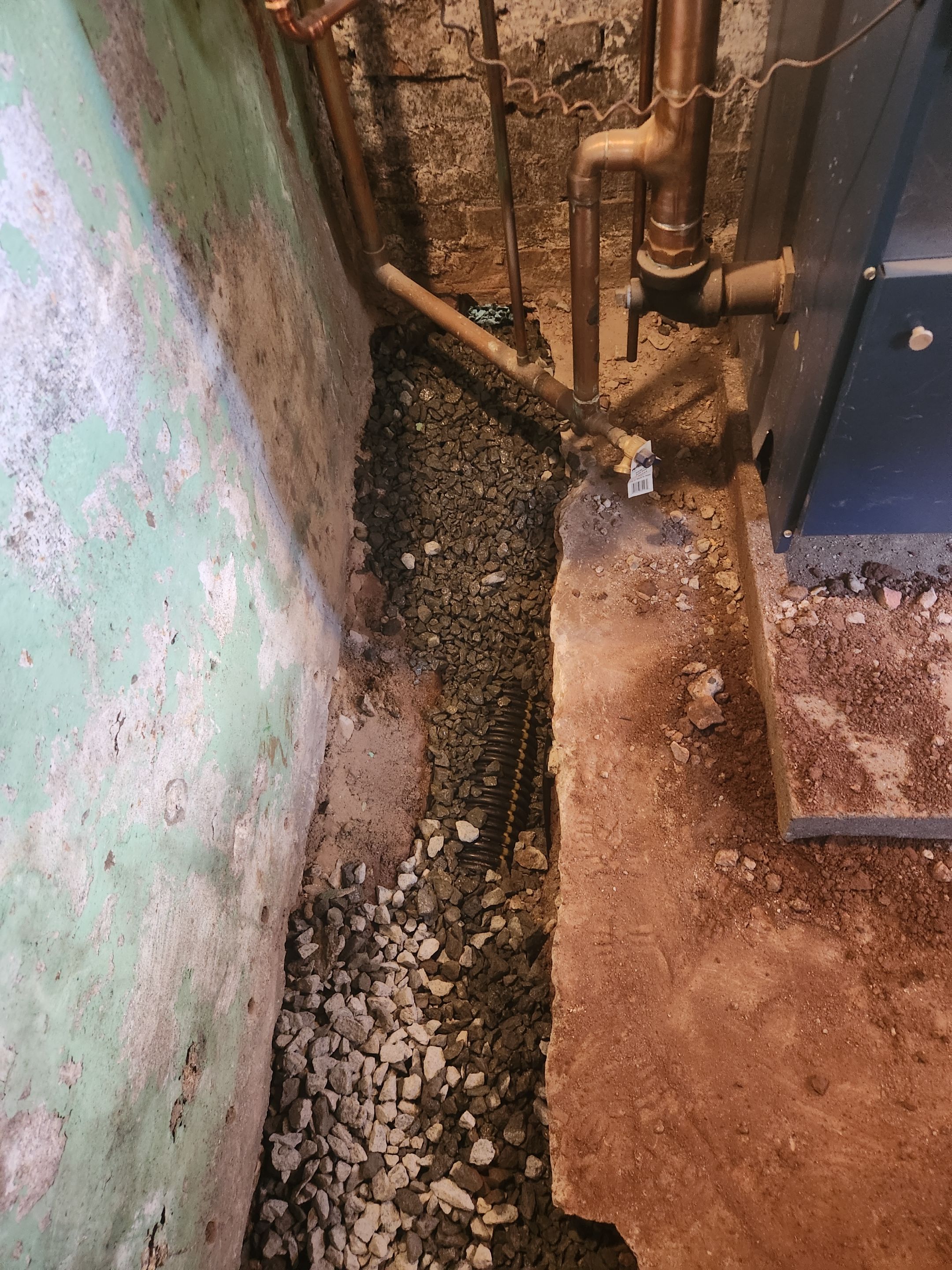 Interior French Drain West Orange NJ by Pure Service Pro, LLC 