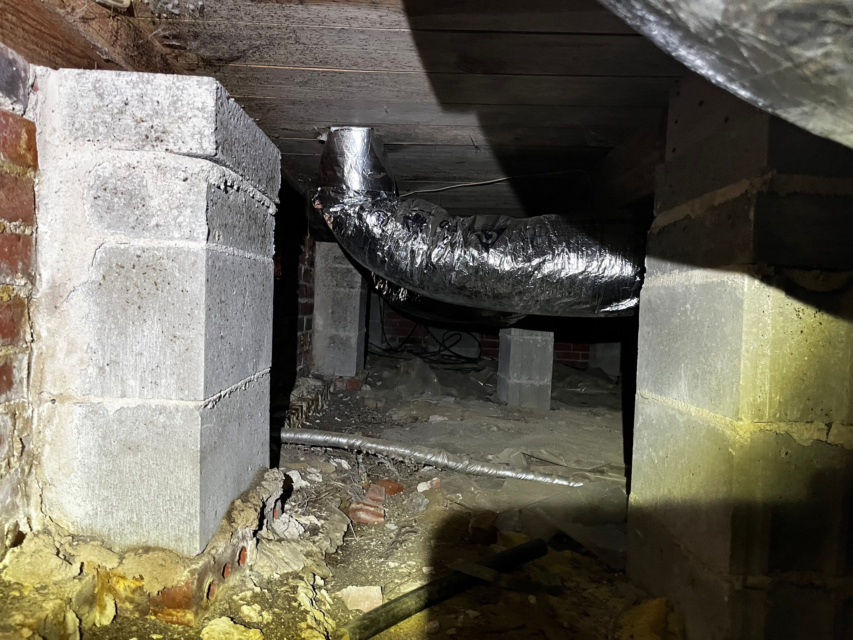 Impact Choice Encapsulation with new piers and crawlspace door. by Impact Crawlspace