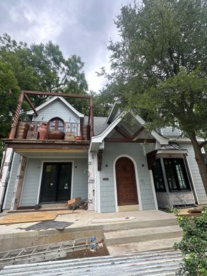 We spray foamed this beautiful and very unique custom home in Dallas