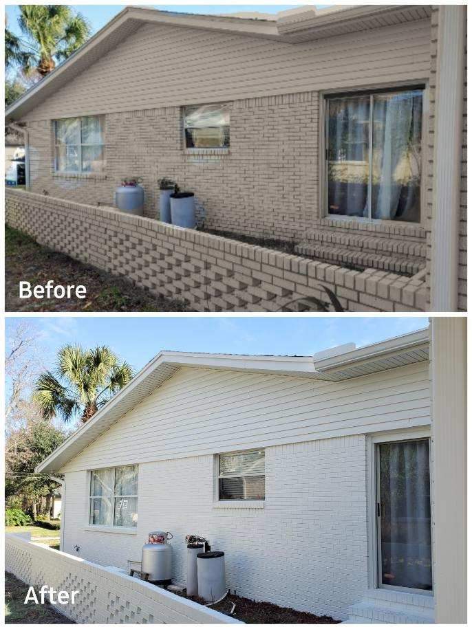 Exterior Brick Painting Service in Jacksonville FL 32217 by A New Leaf Painting, LLC