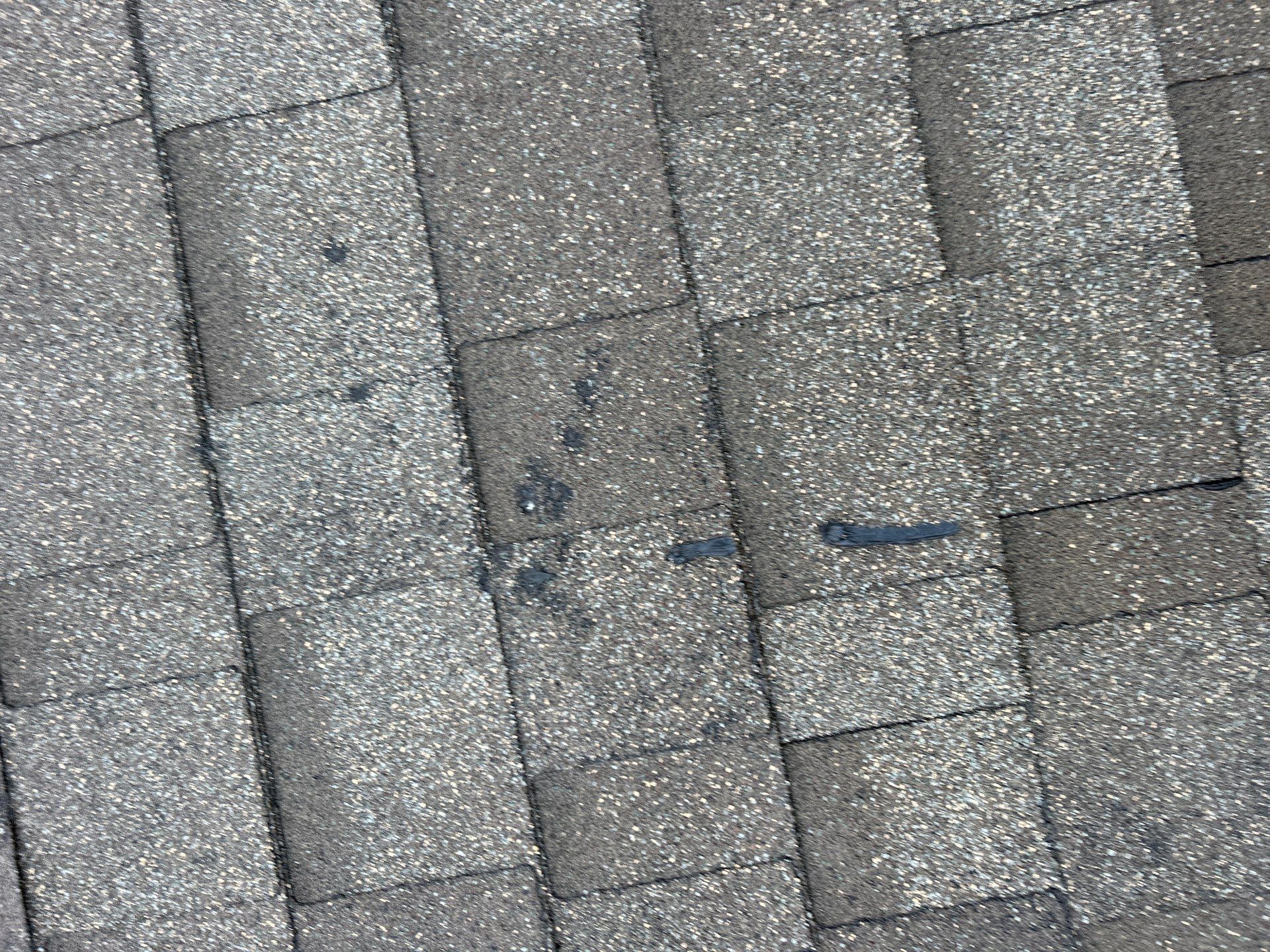 Hail Damage using Owen's Corning Duration (Lifetime) Shingles by Roof Repair Company