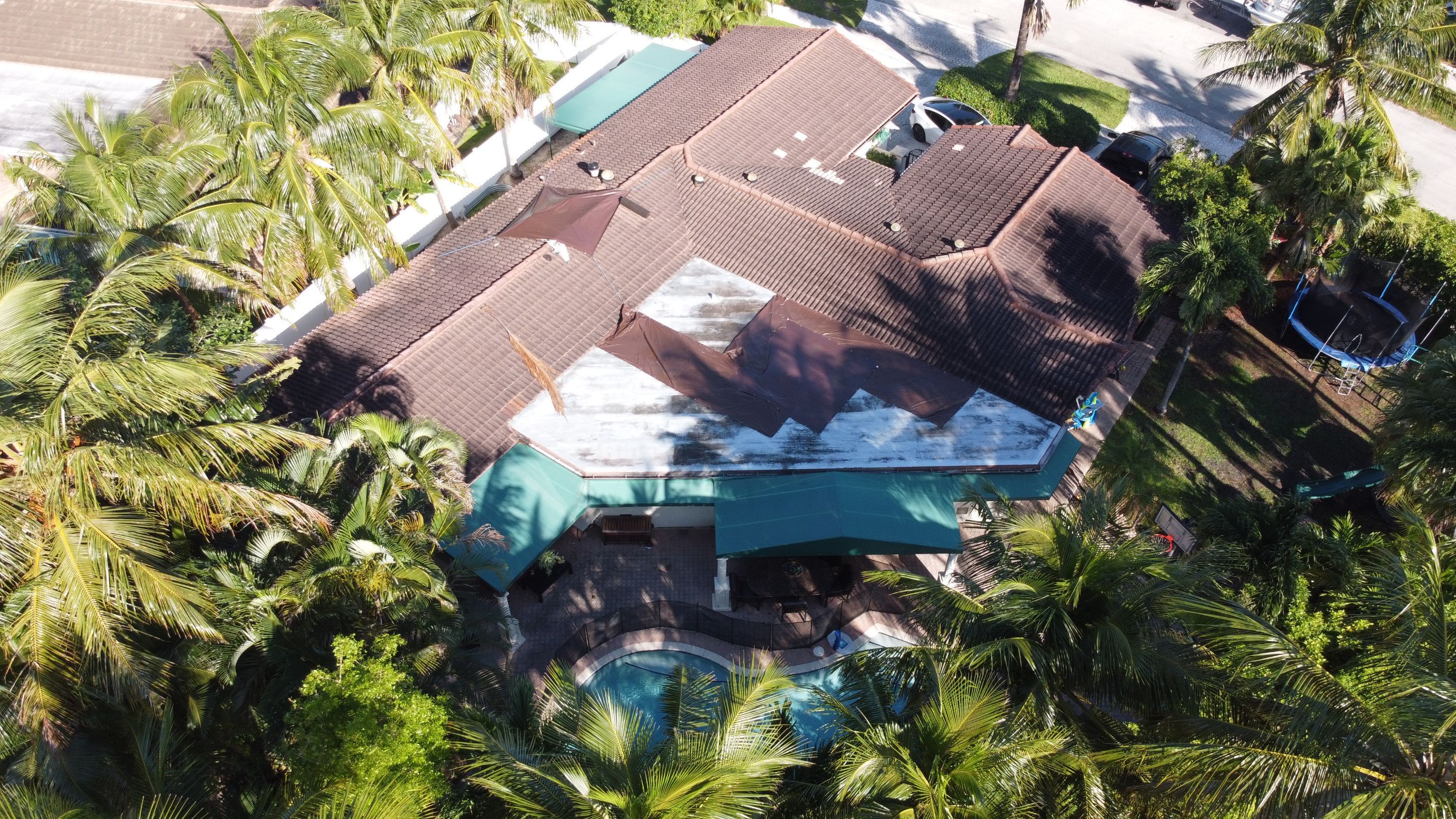 Residential Roofing Installation using 1" Nail strip metal roof by BLUES BROTHERS ROOFING