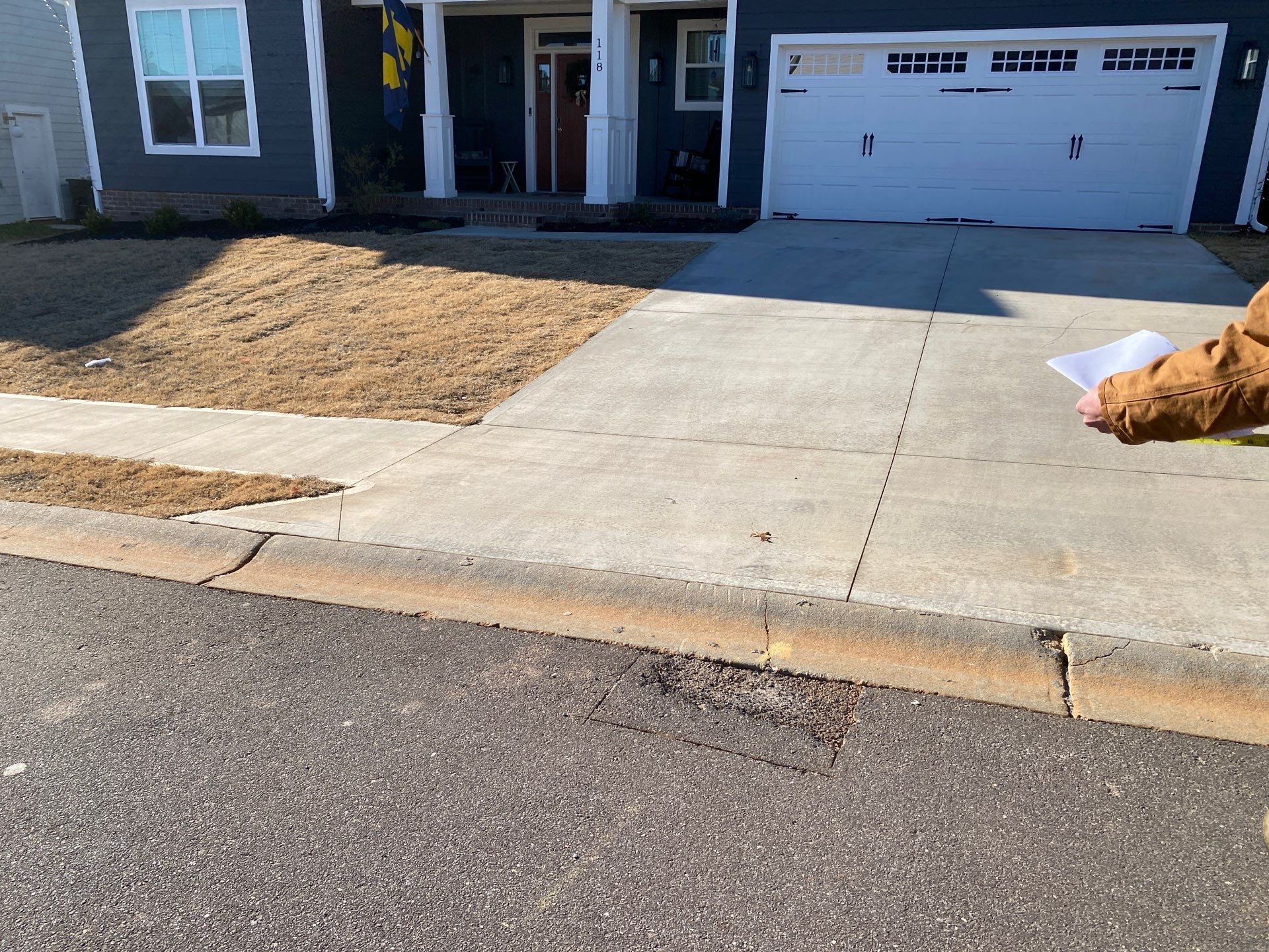 Concrete Repair for a Neighborhood by Spade Construction