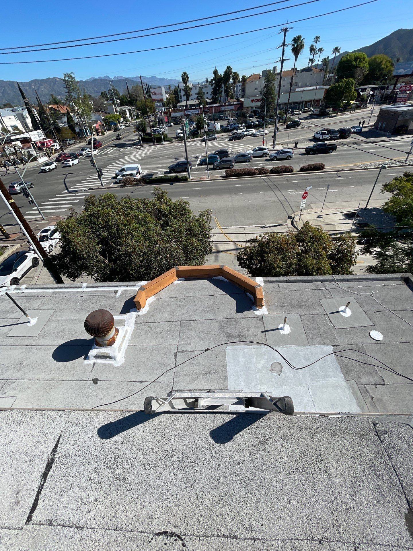 Silicone Coating Project in North Hollywood by Hull Brothers Roofing