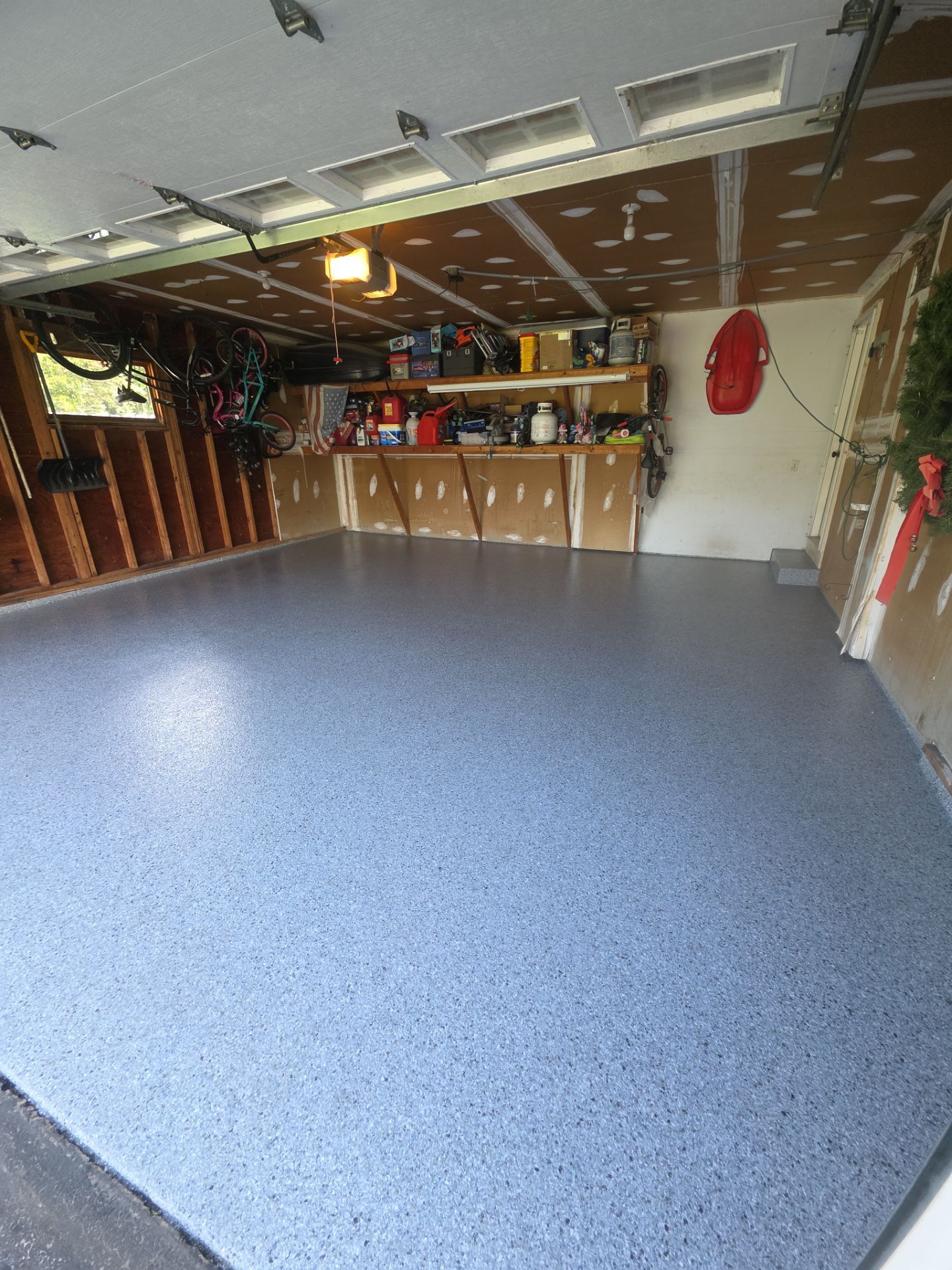 Vintage Silverado Garage Coating by NG Masonry & Construction LLC