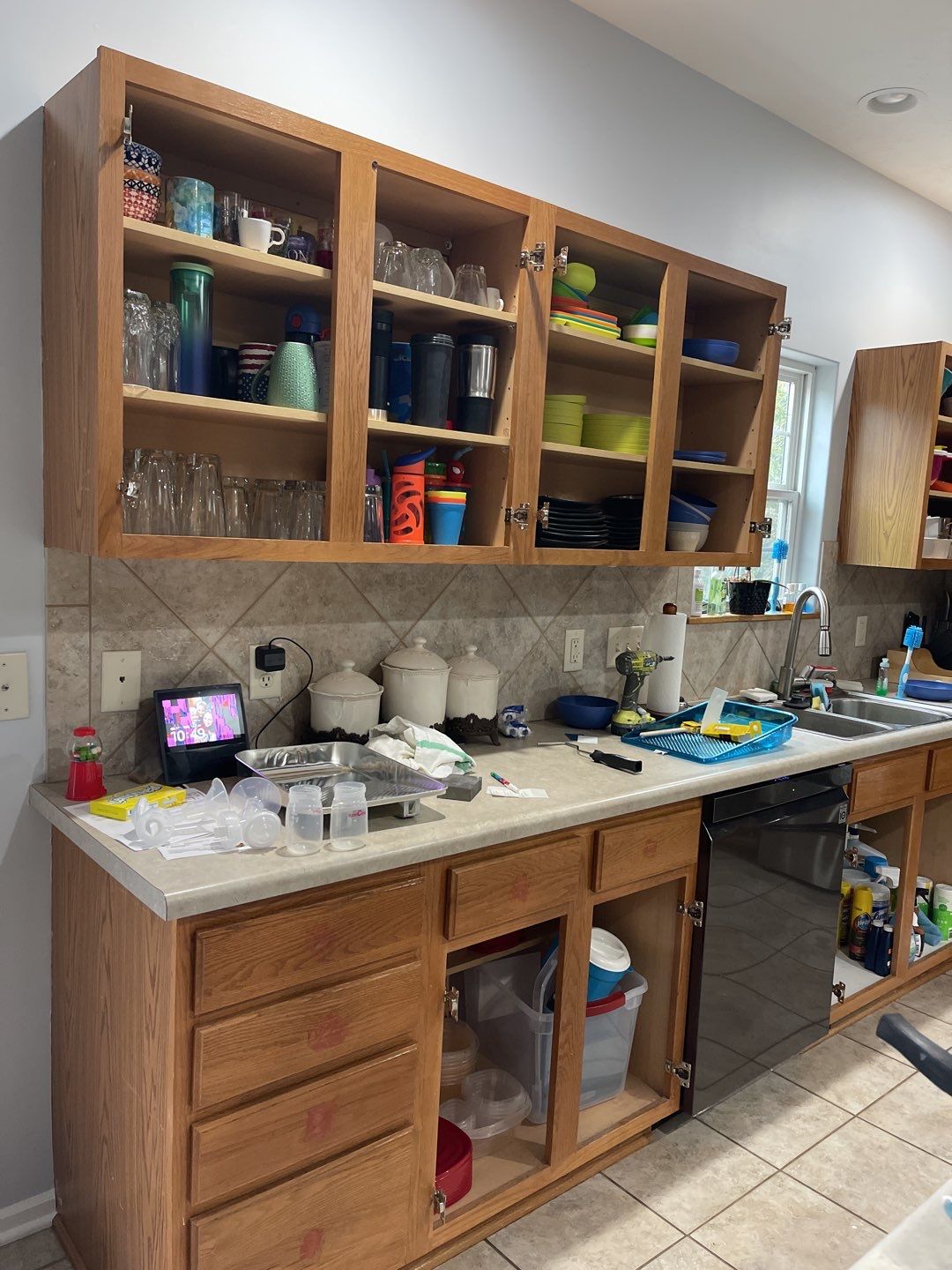 Kitchen Remodel using Sherwin Williams paint by Lightning Exteriors