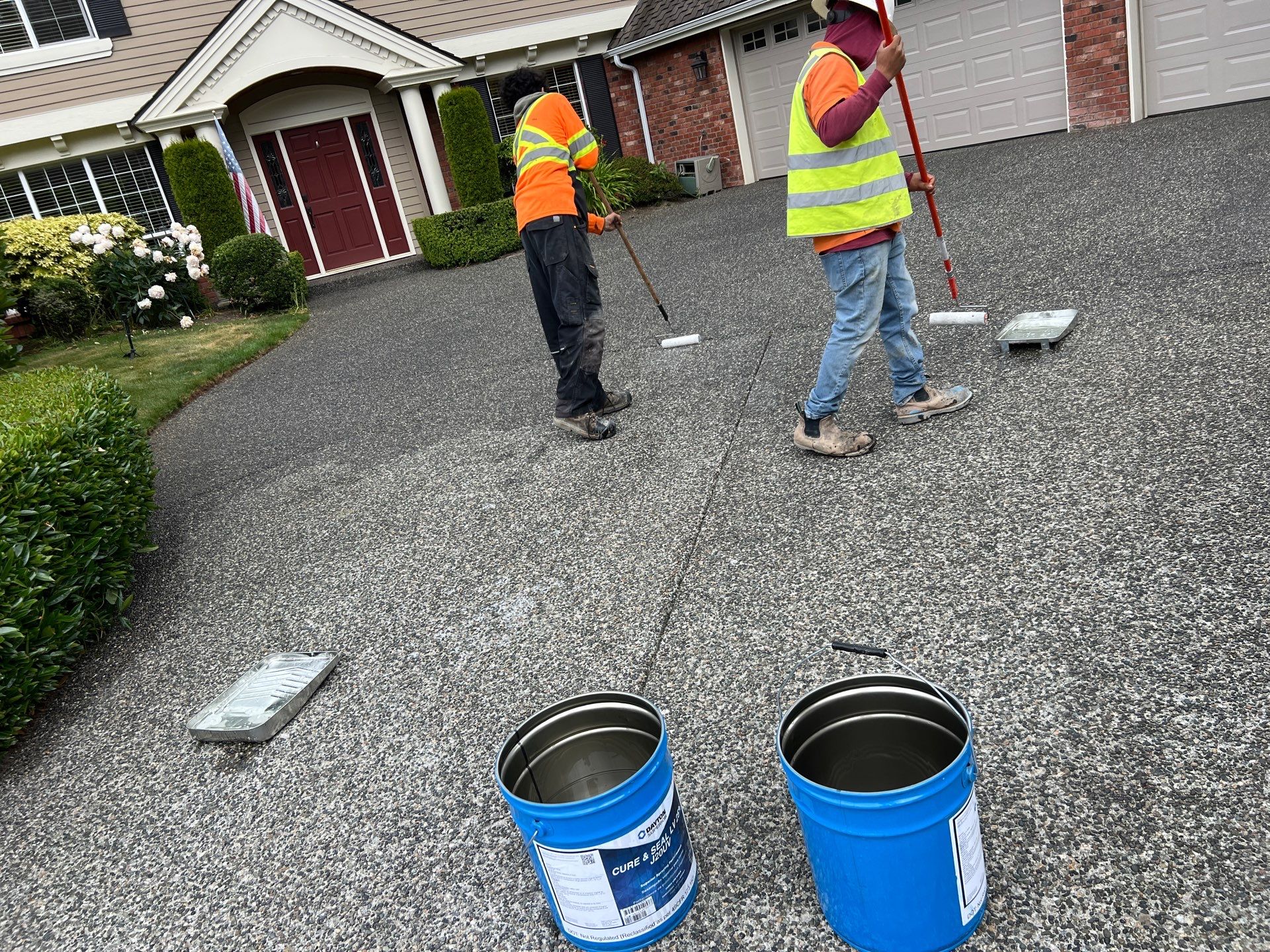 Concrete Driveway Patch Repair & Sealer | Mukilteo  by Jireh Asphalt & Concrete Inc 