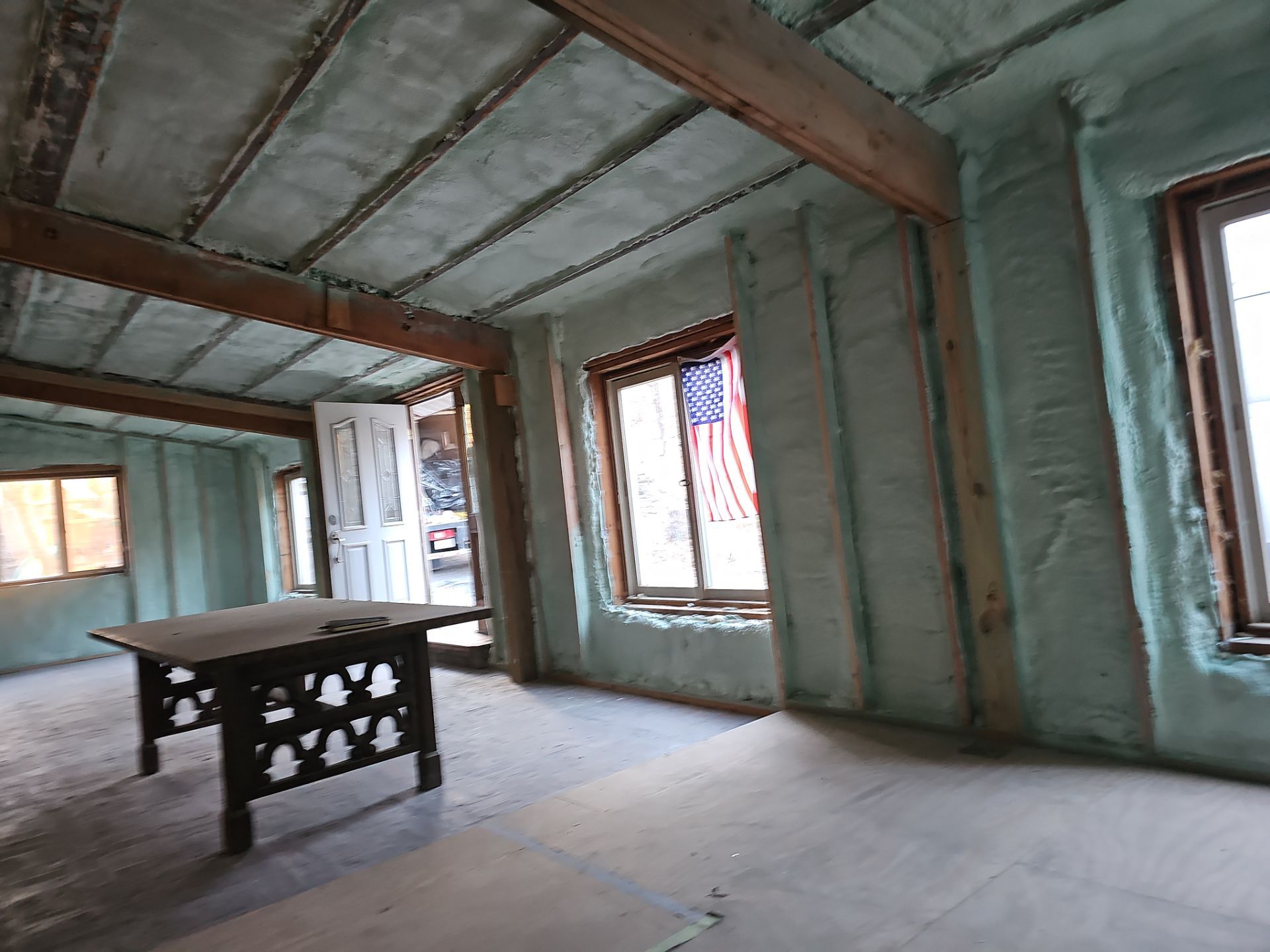 Home Remodel using Closed Cell Spray Foam by NYS Foam & Energy
