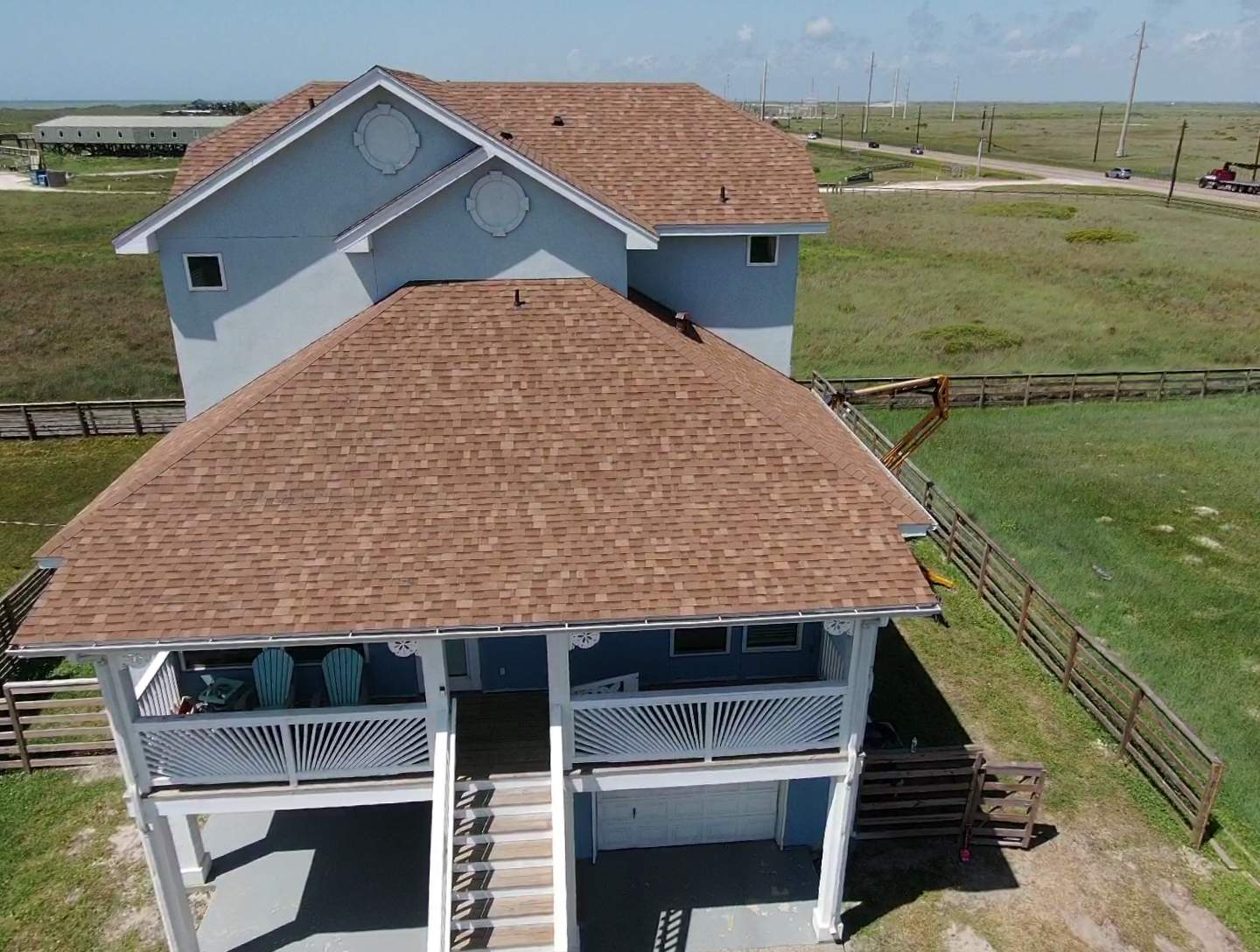 We Aint Scared of heights  by Bayfront Roofing and Construction