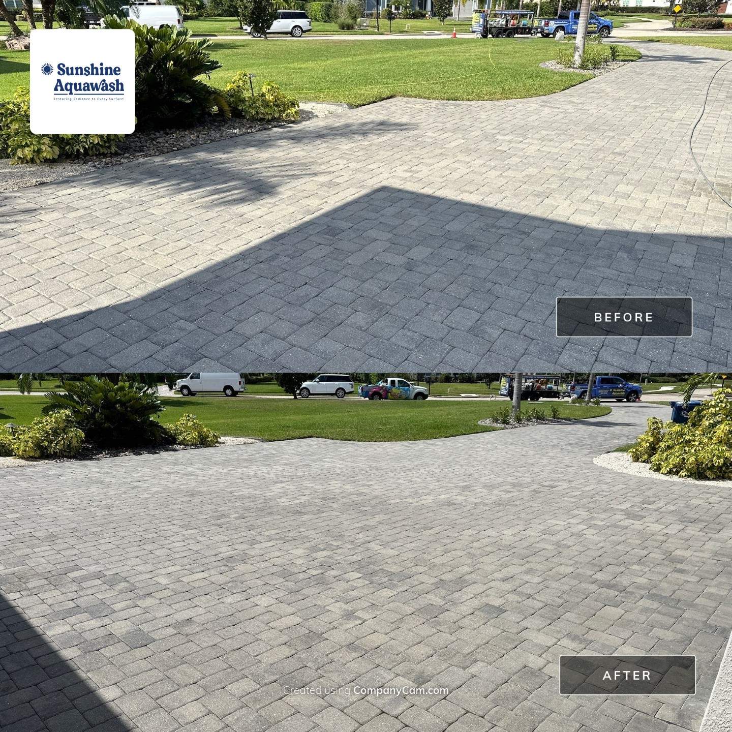 Driveway and Pool Deck Cleaning in Bradenton, FL | Winding River Community by Sunshine AquaWash