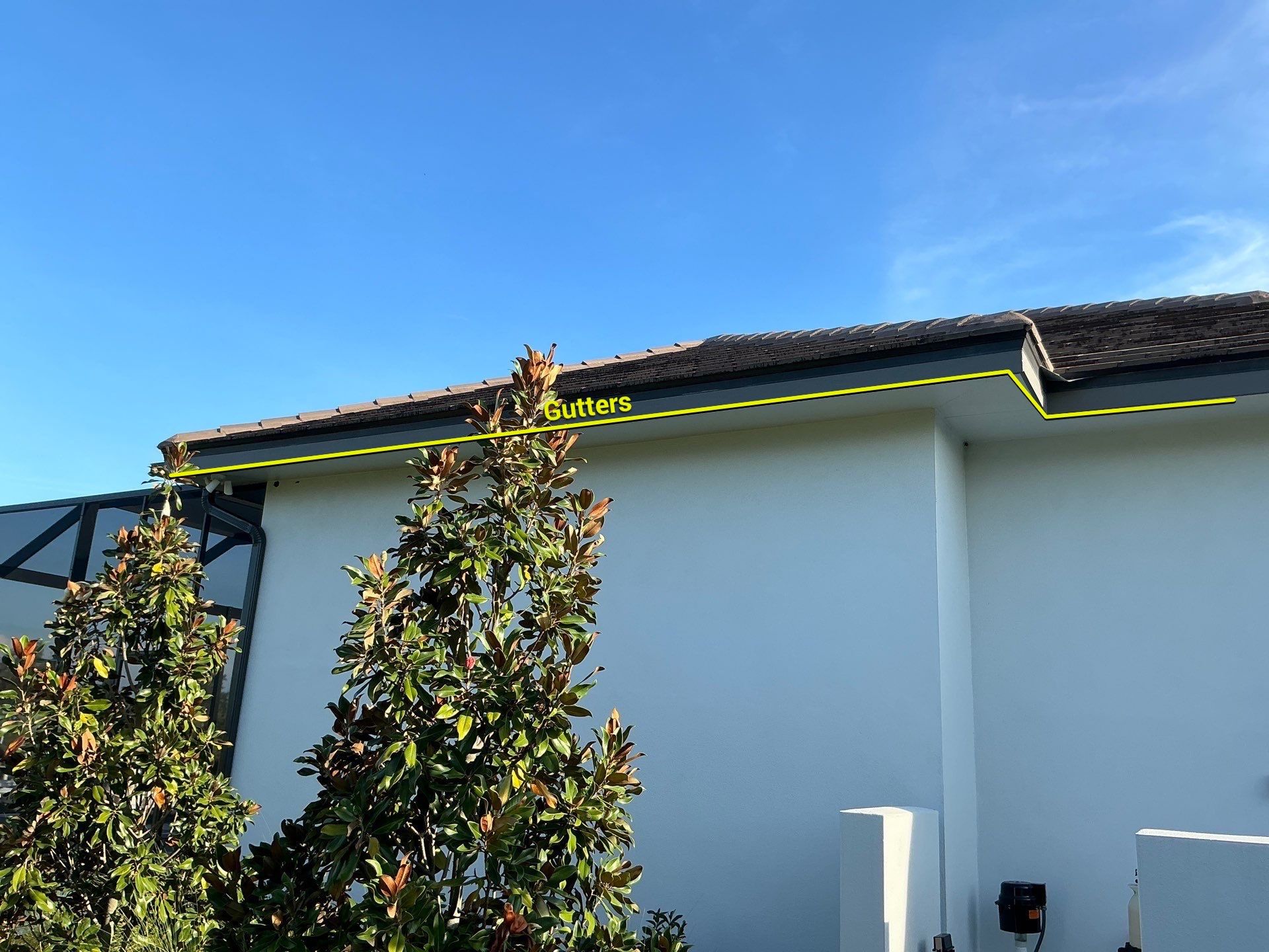 Bronze K-Style Gutters for Homes in Parrish FL by Gutter Professors