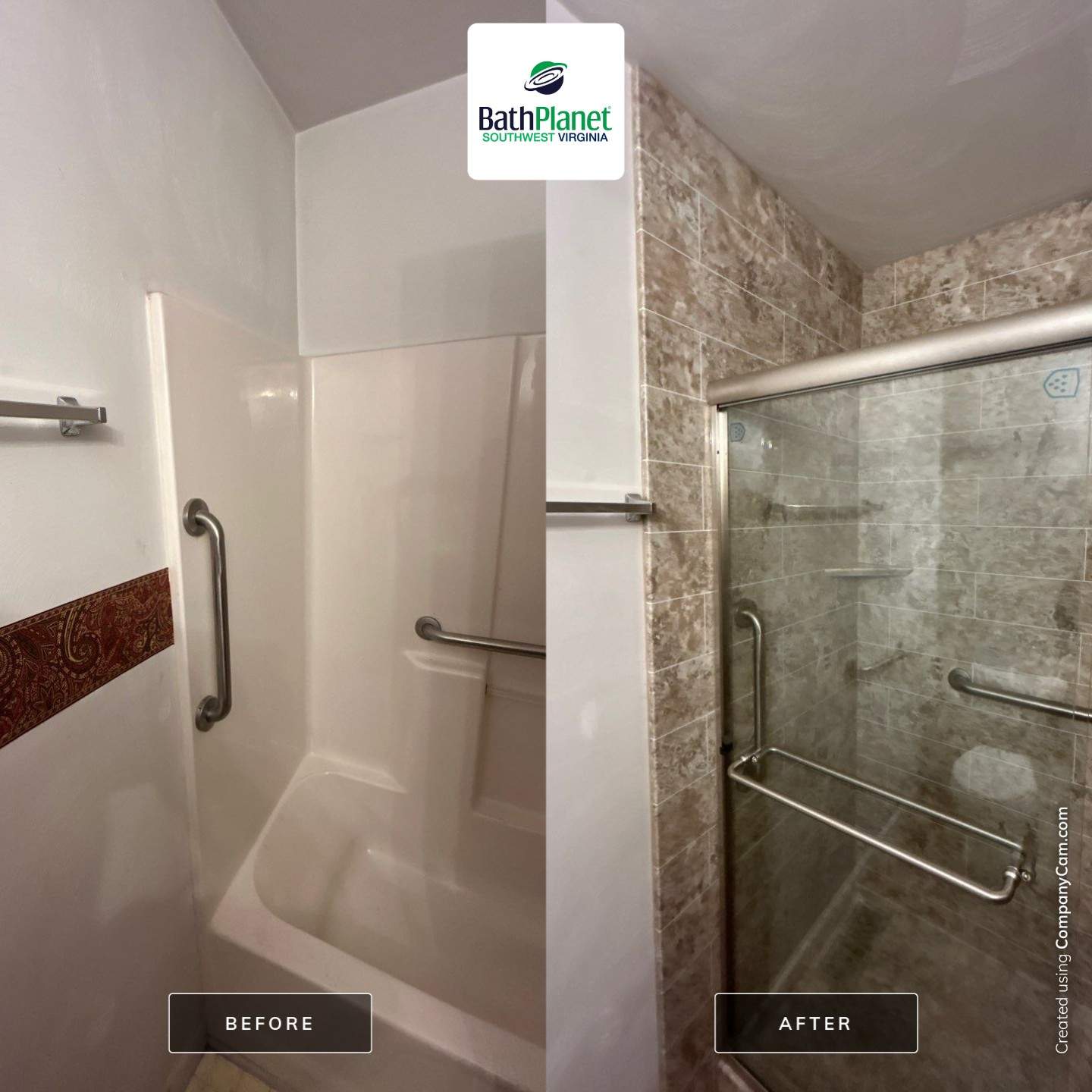 Tub to Shower by BathPlanet SW Virginia