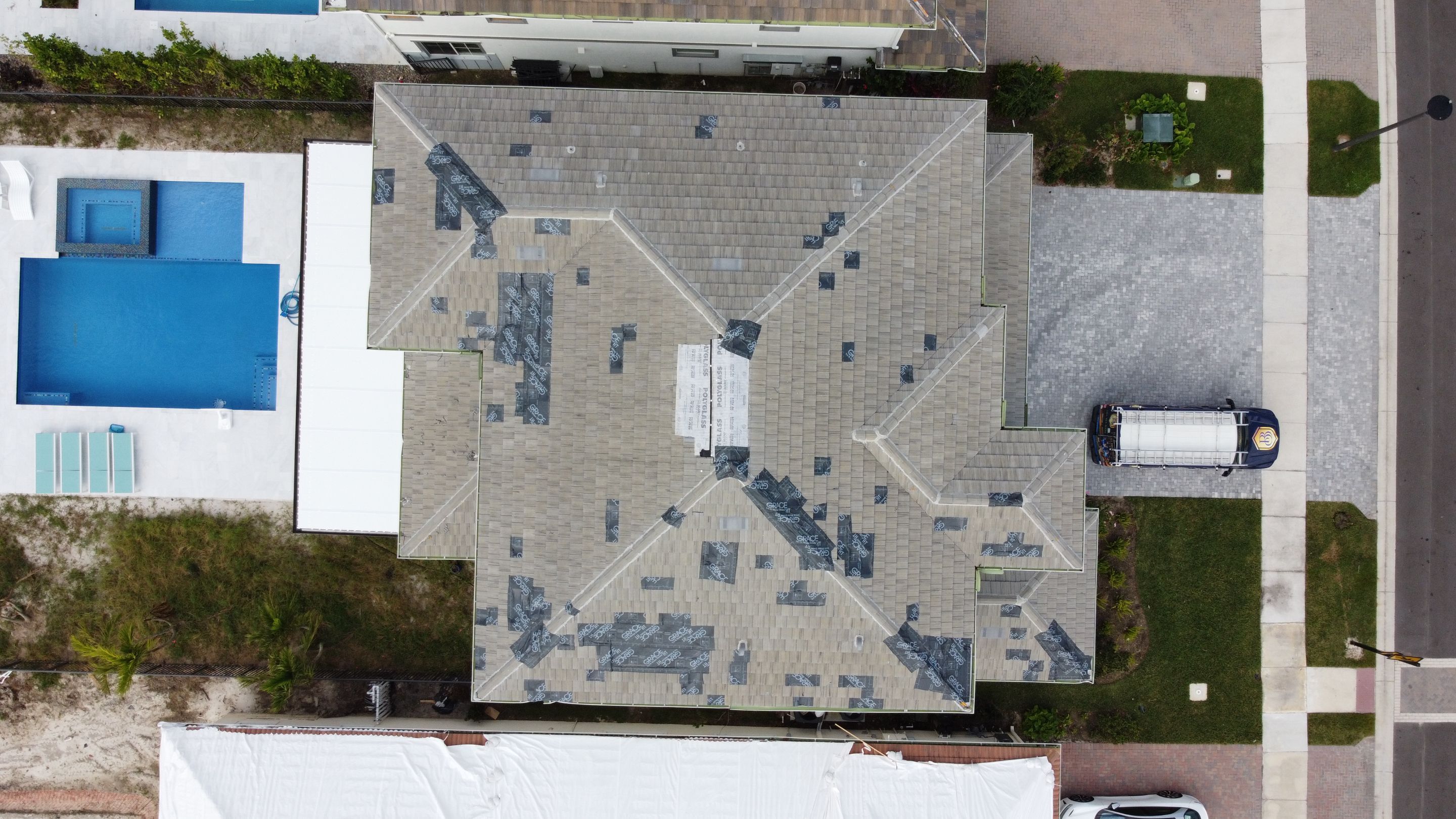 Residential Roofing Installation using Eagle Roofing Tile by BLUES BROTHERS ROOFING
