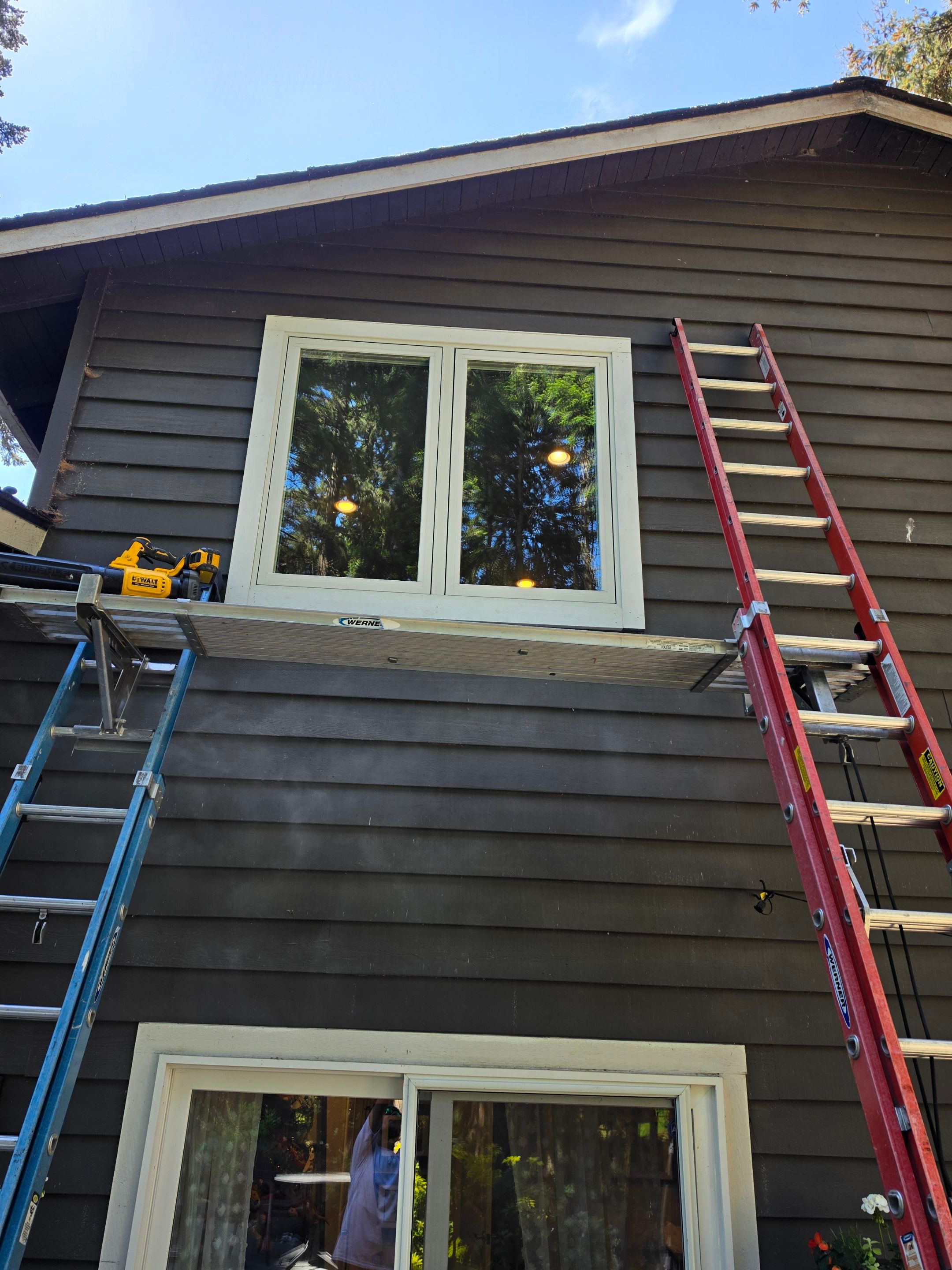 Andersen Fibrex Window Replacement and French Door Installation in Kenmore by Emerald City Energy