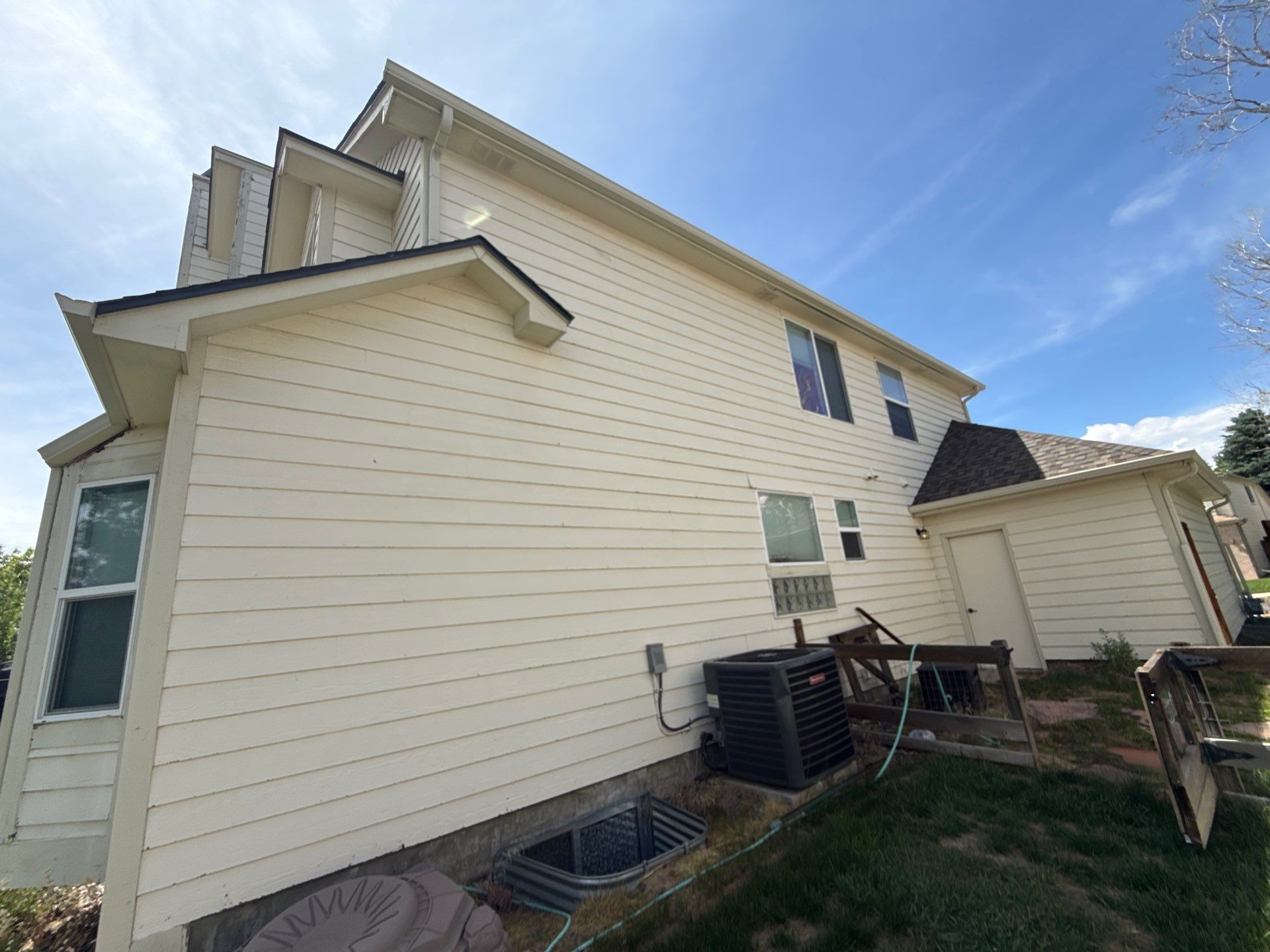 Upgrade your siding today! Watch this home transform as we work by 1st choice windows and siding