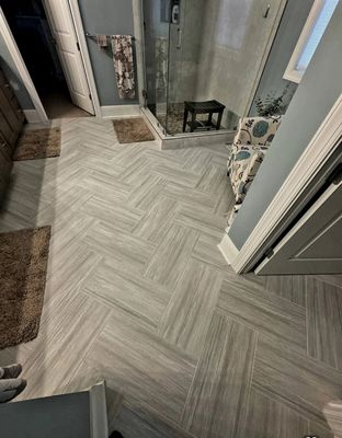Master Bath Tile Repair