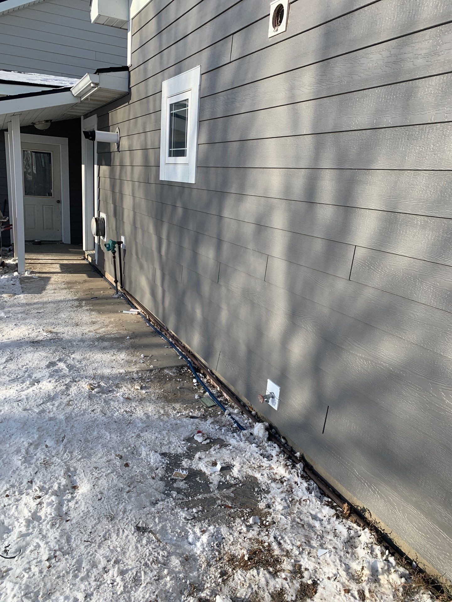 Residential Siding Replacement Project in Chinook, MT by swagg construction