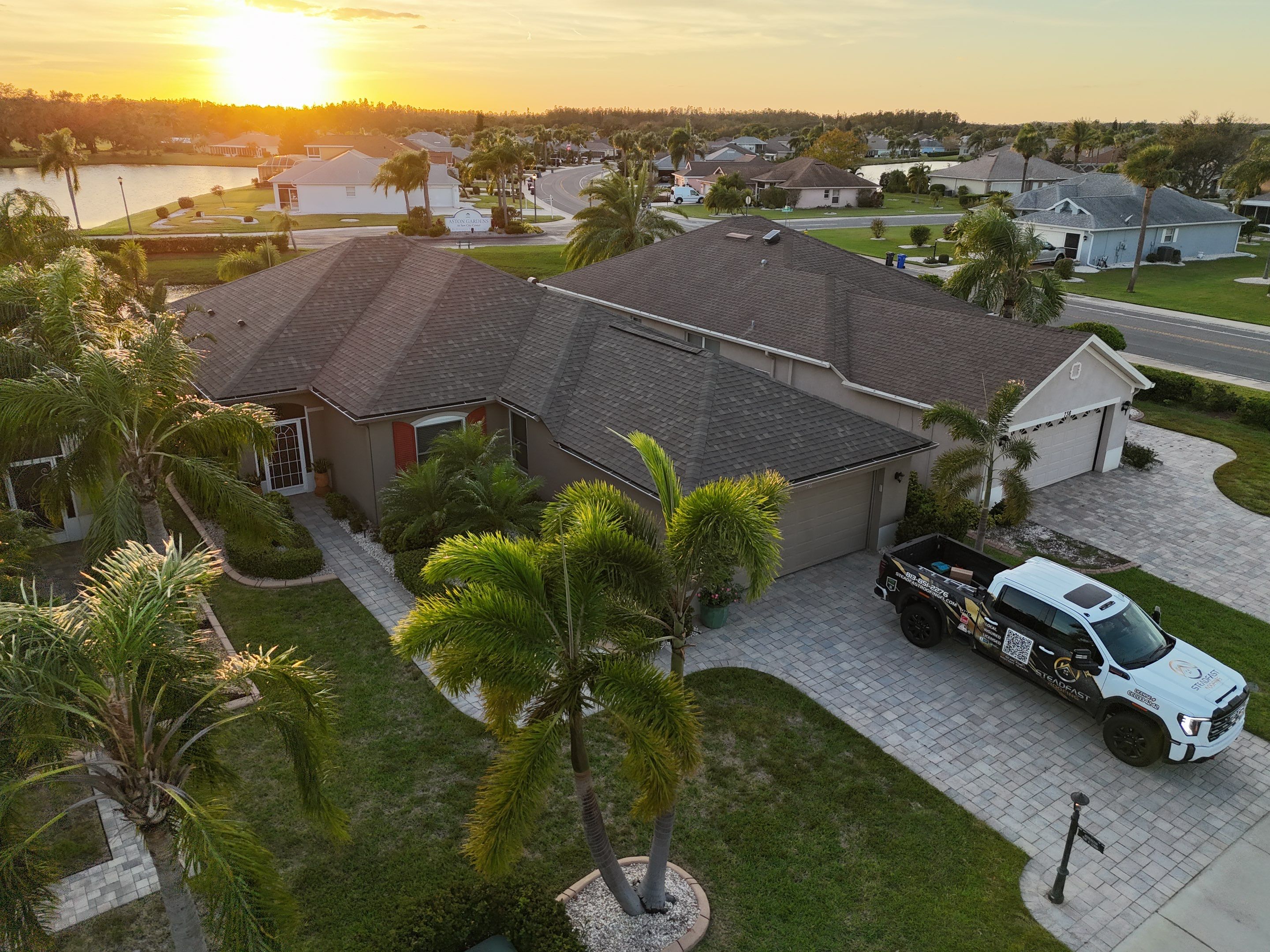 Roof Replacement in Sun City Center FL. by Steadfast Roofing 