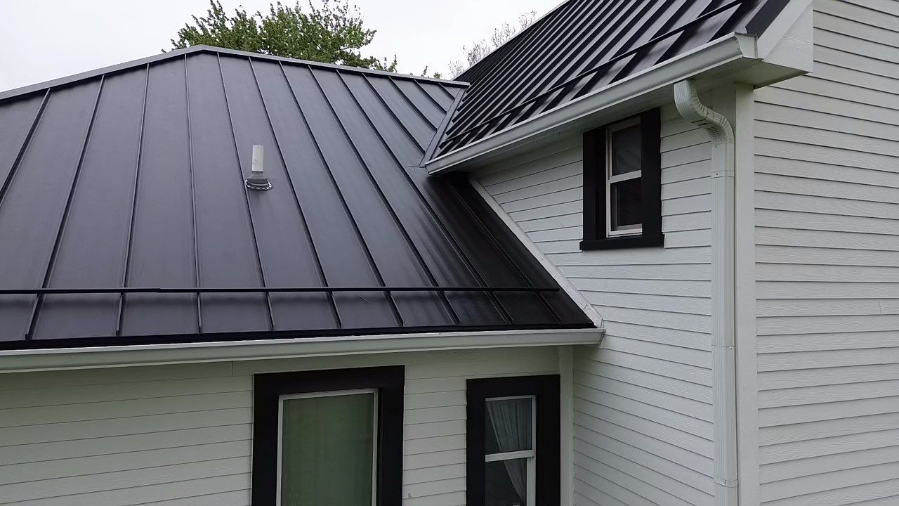 Standing Seam Metal Roof Transformation in Atlanta, IN by 4Ever Metal Roofing