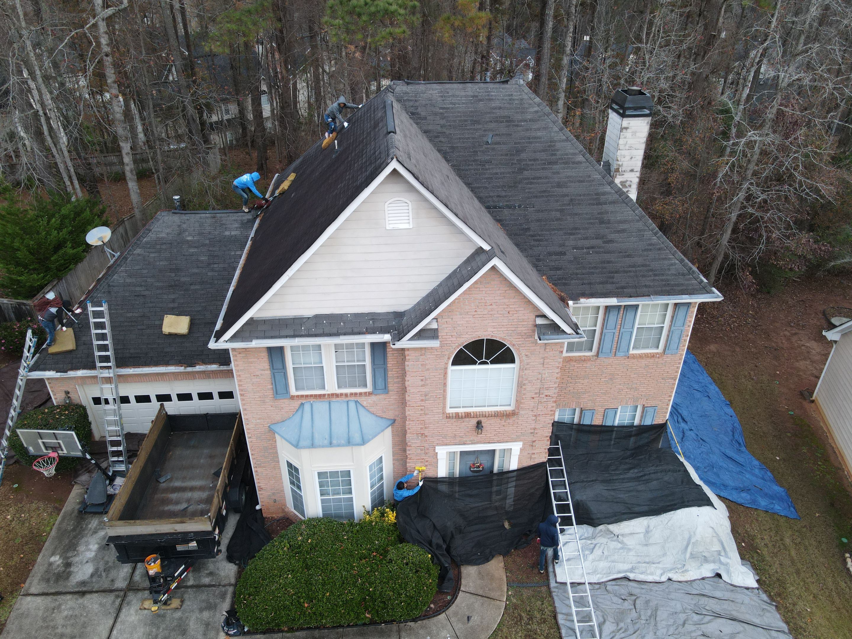 Residential Roofing Installation using Owens Corning by Inspector Roofing and Restoration