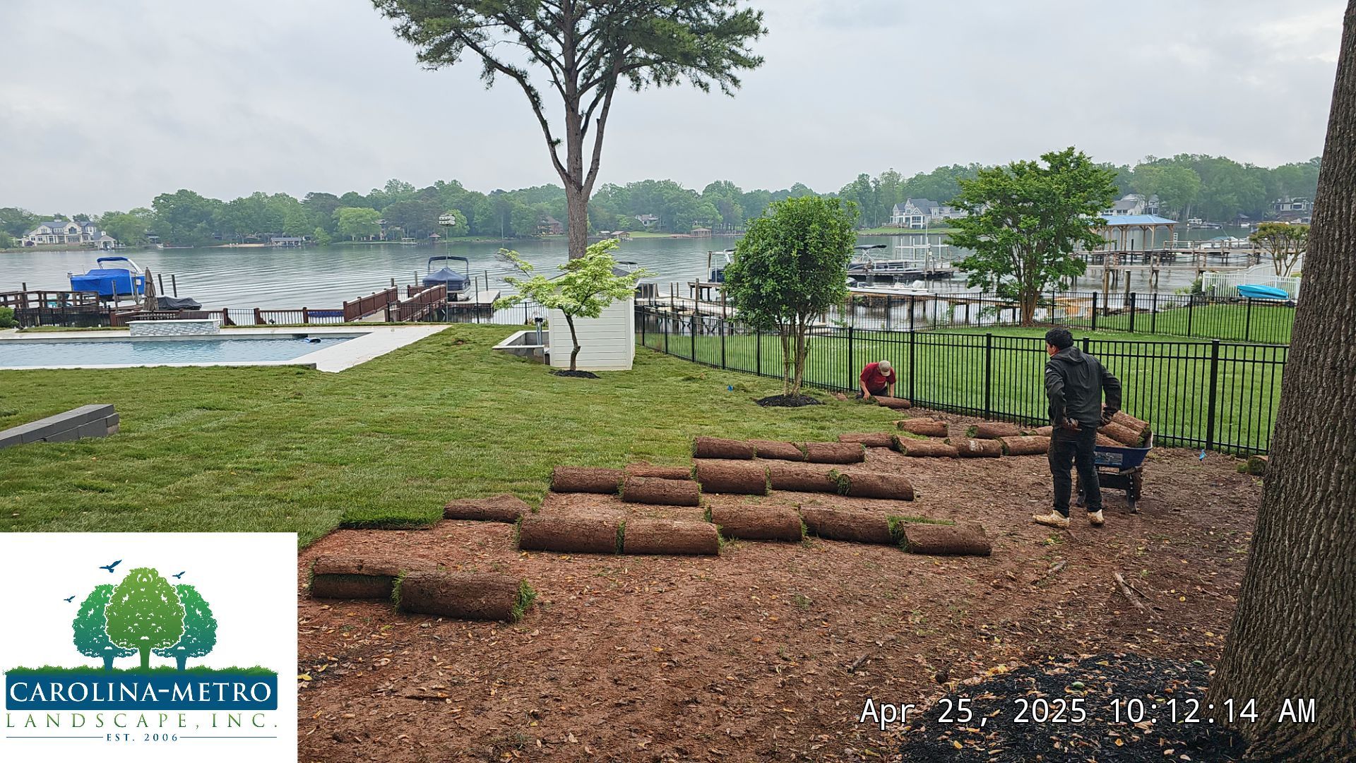Hardscape Installation using Irrigation by Carolina-Metro Landscape, Inc