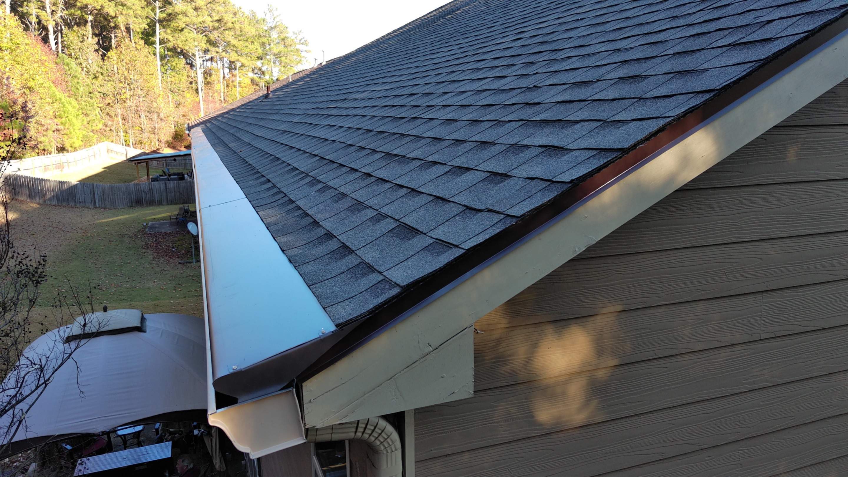 New roof installation and shingle colors by Rhino Restoration