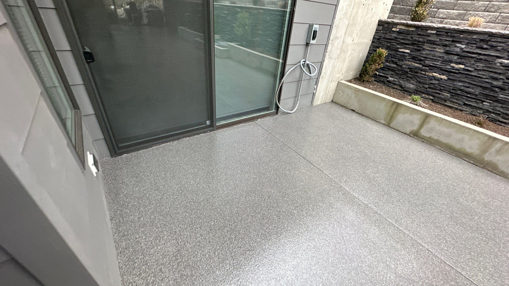 Patio Transformation using Greystone 1/8" by Croc Coatings, LLC
