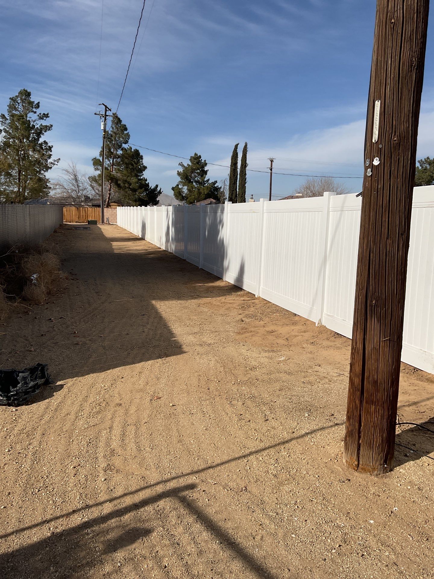 Fence Installation using Vinyl by Fence Guys Inc. 