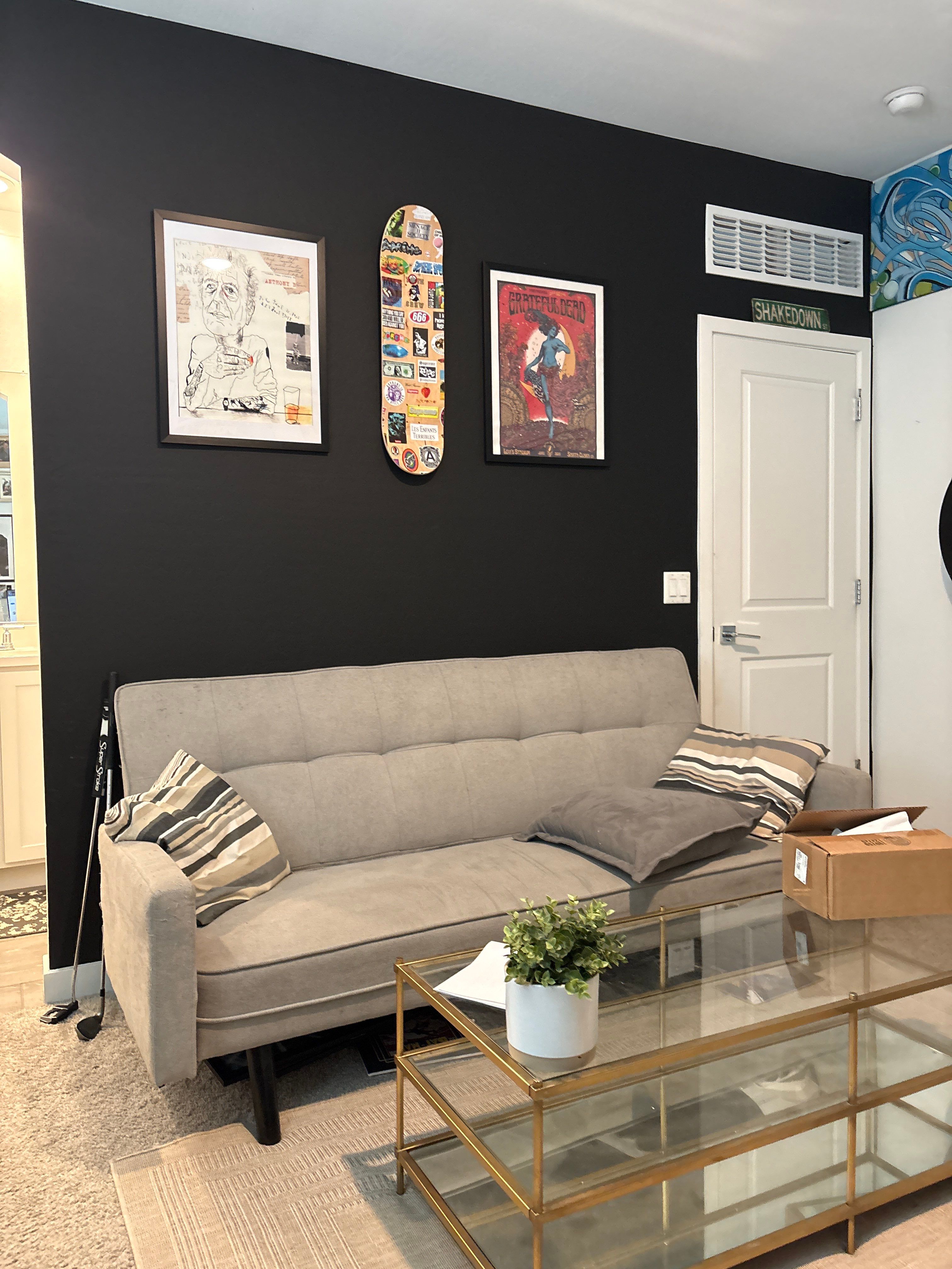 Modern Interior Painting and Matte Black Accent Wall in Buckeye by CompanyCam Sales Demo