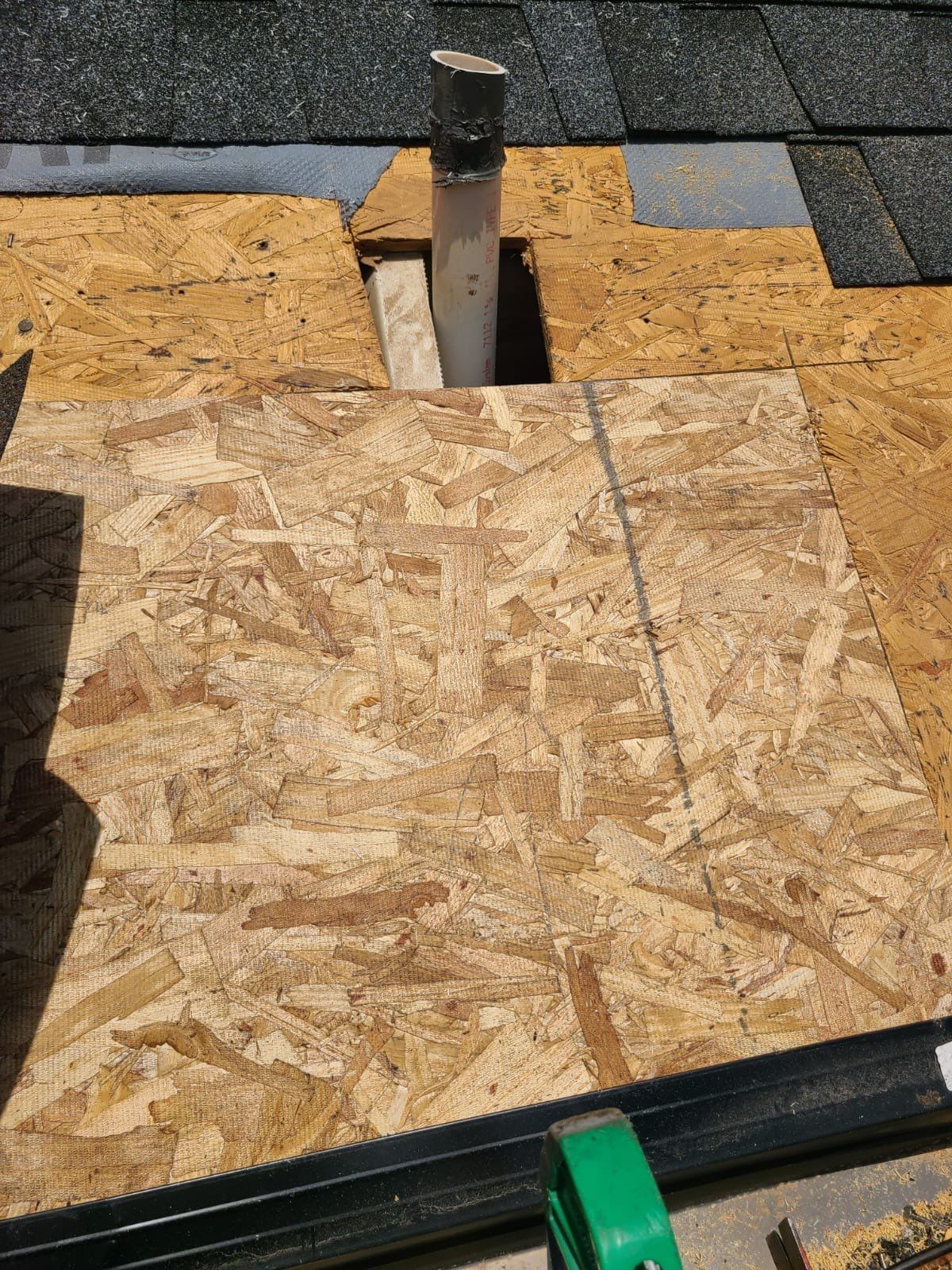 Hail Damage using Owen's Corning Duration (Lifetime) Shingles by Roof Repair Services LLC