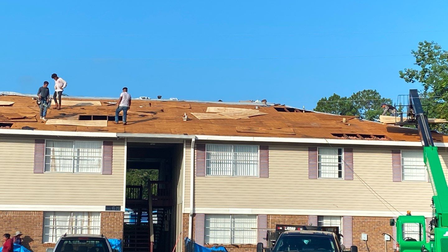 Commercial Roofing Installation using Roof Replacement by American Roofing & Construction LLC