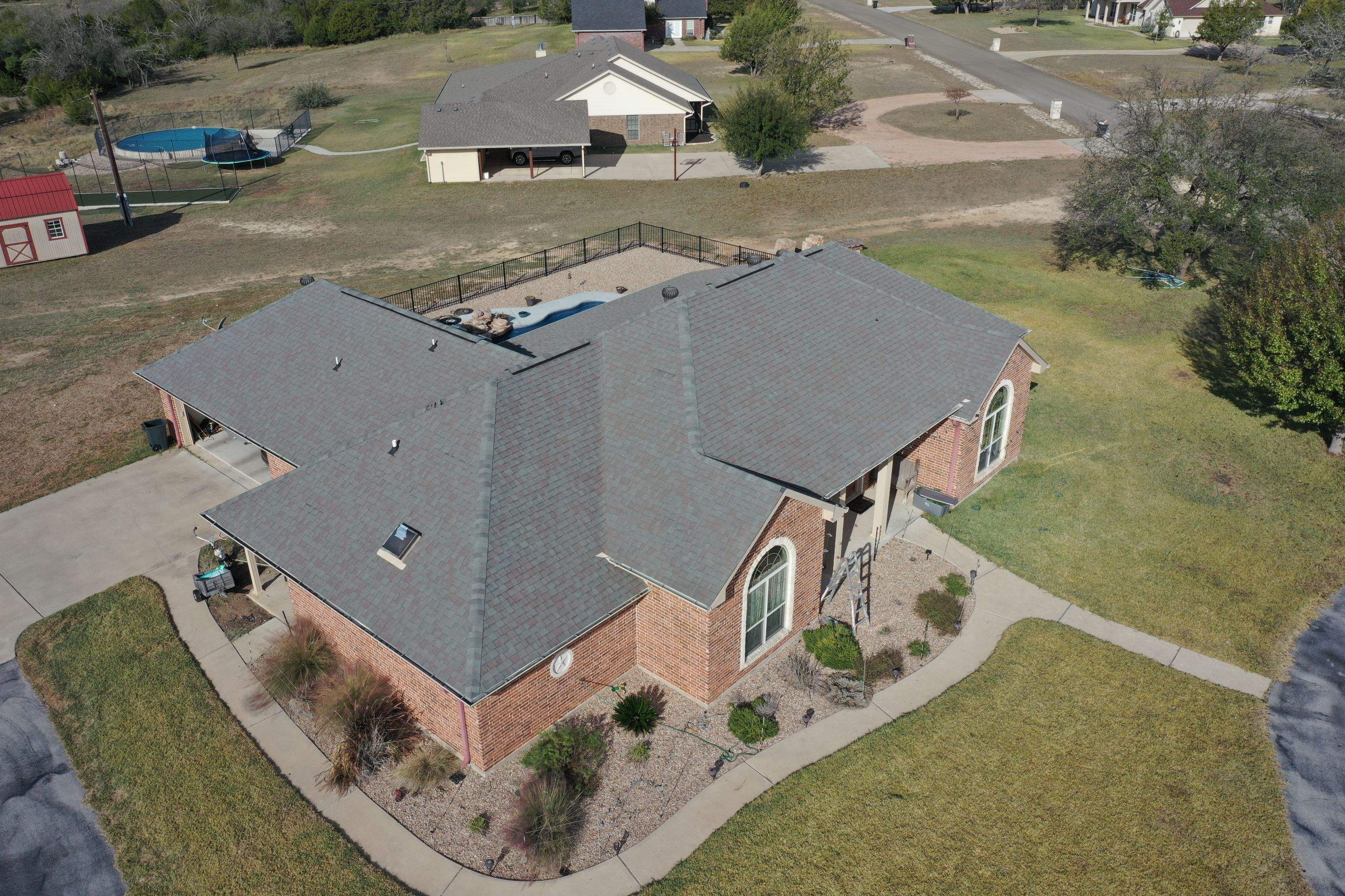 Residential Roof Replacement using Owens Corning - Duration - Colonial Slate by Action Exteriors Austin