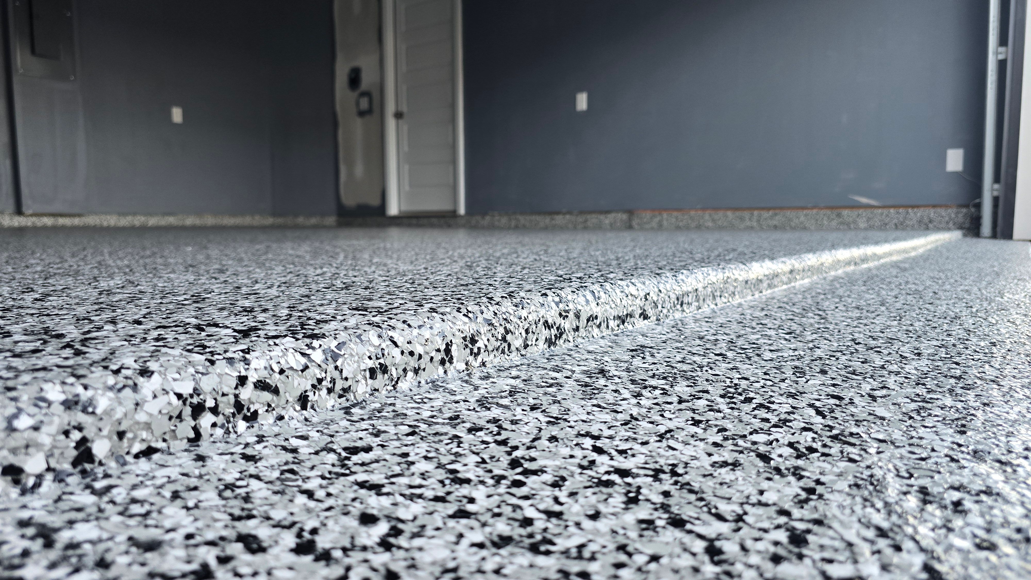 Porch, Patio & Garage Using Weathered Gray & Domino by Elite Floor Solutions