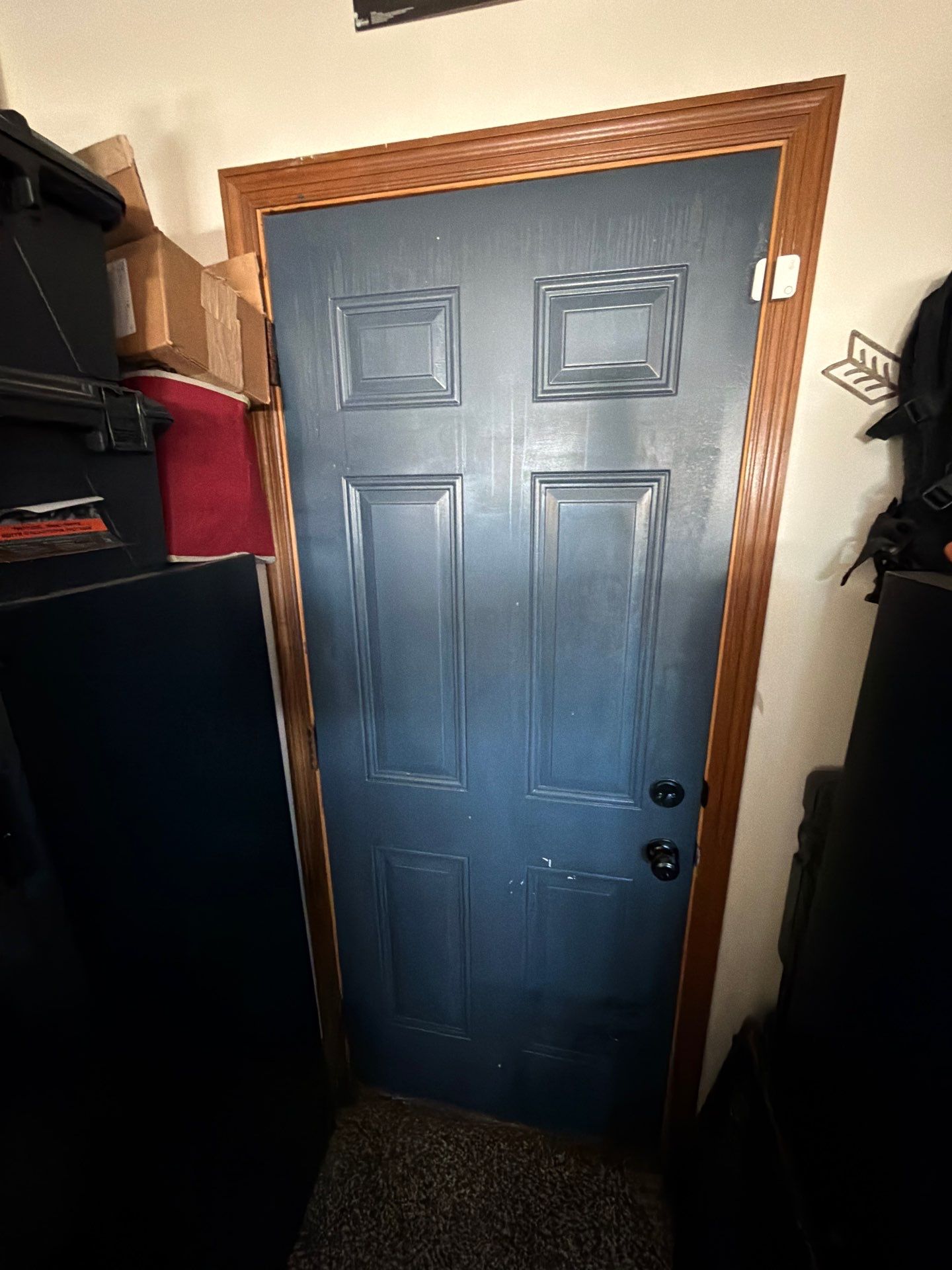 Interior Home Painting and Custom Door Updates in Sioux Falls by Select Painting, Coatings & Garage Cabinets