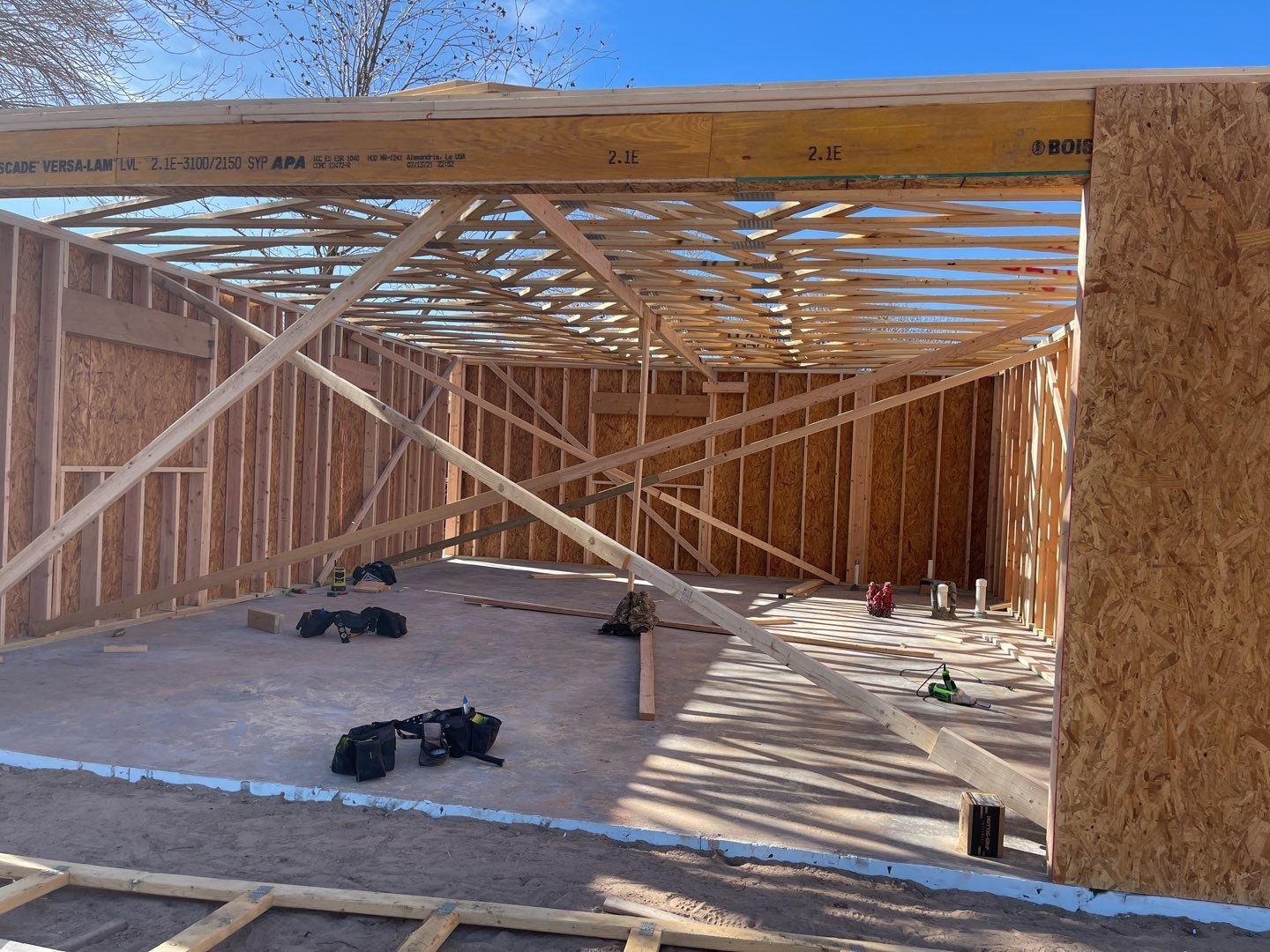 Garage from the ground up by Rio Grande Building & Storage