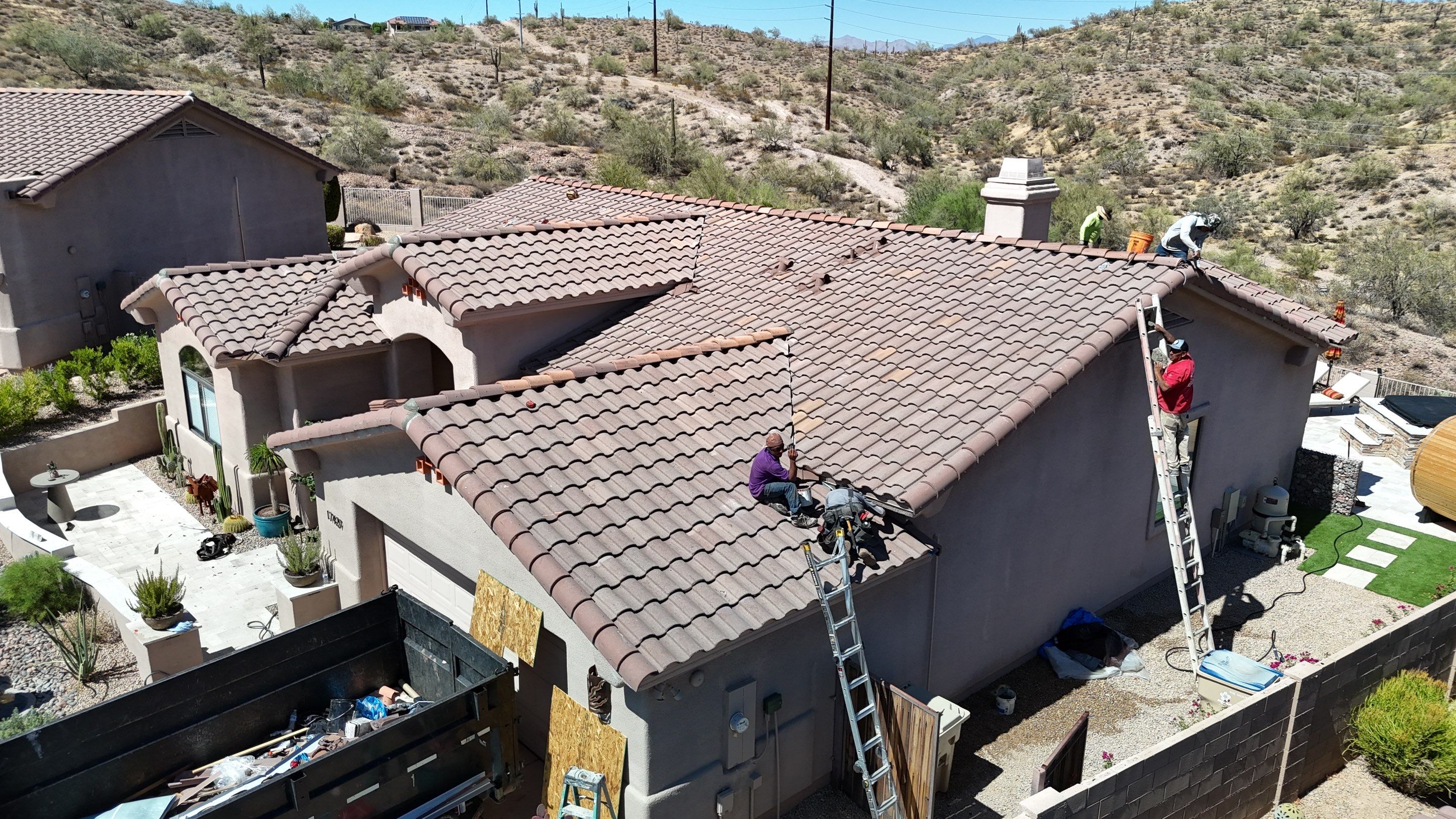 Project in Fountain Hills, AZ by Saint Roofing