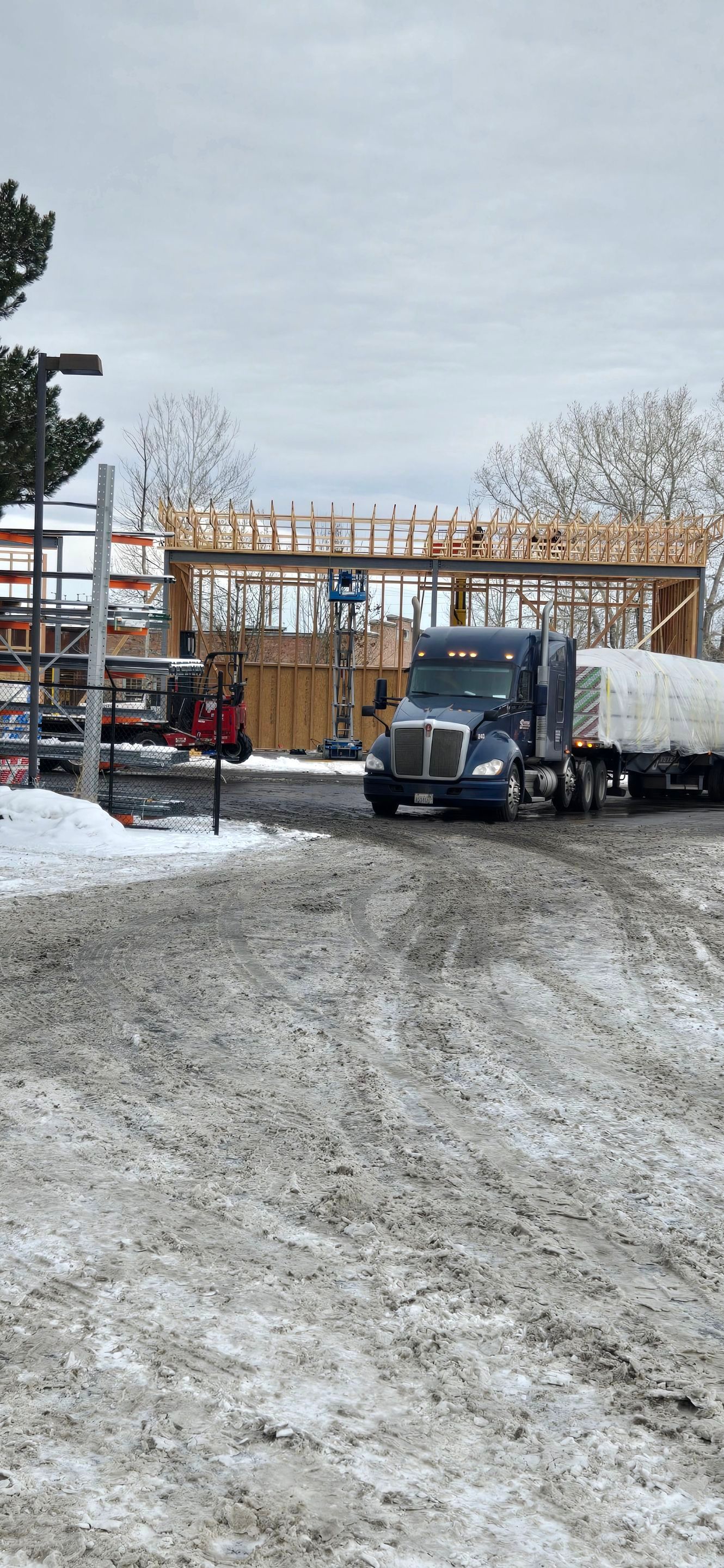 Foundation Building Material Slips by Blue Room Construction LLC