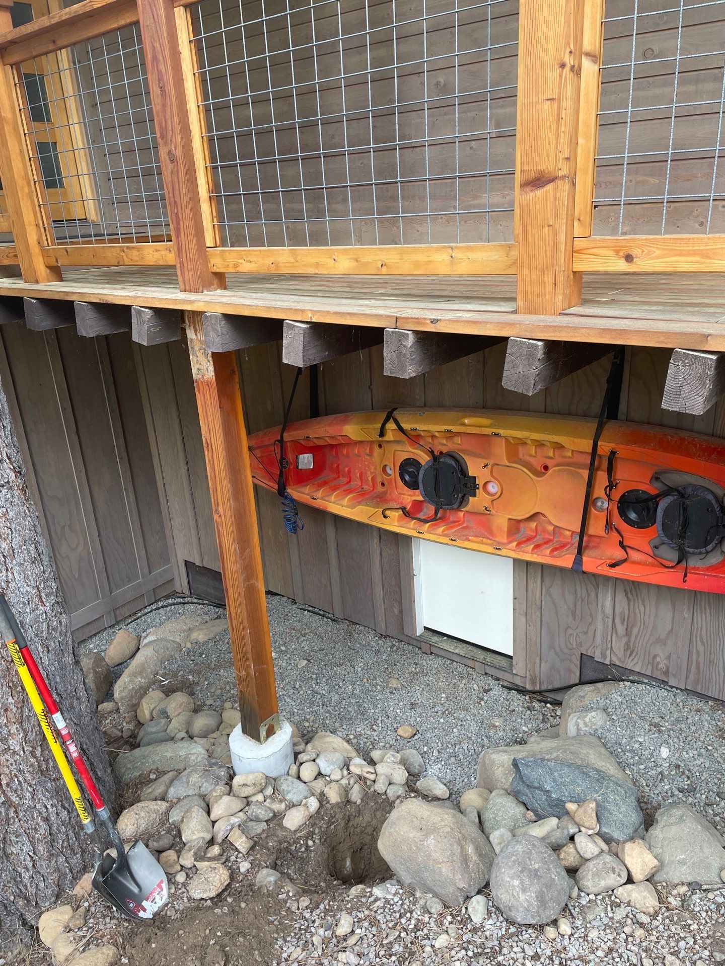 Gas Meter Shed/Walkway Remediation by The Tahoe Tradesman